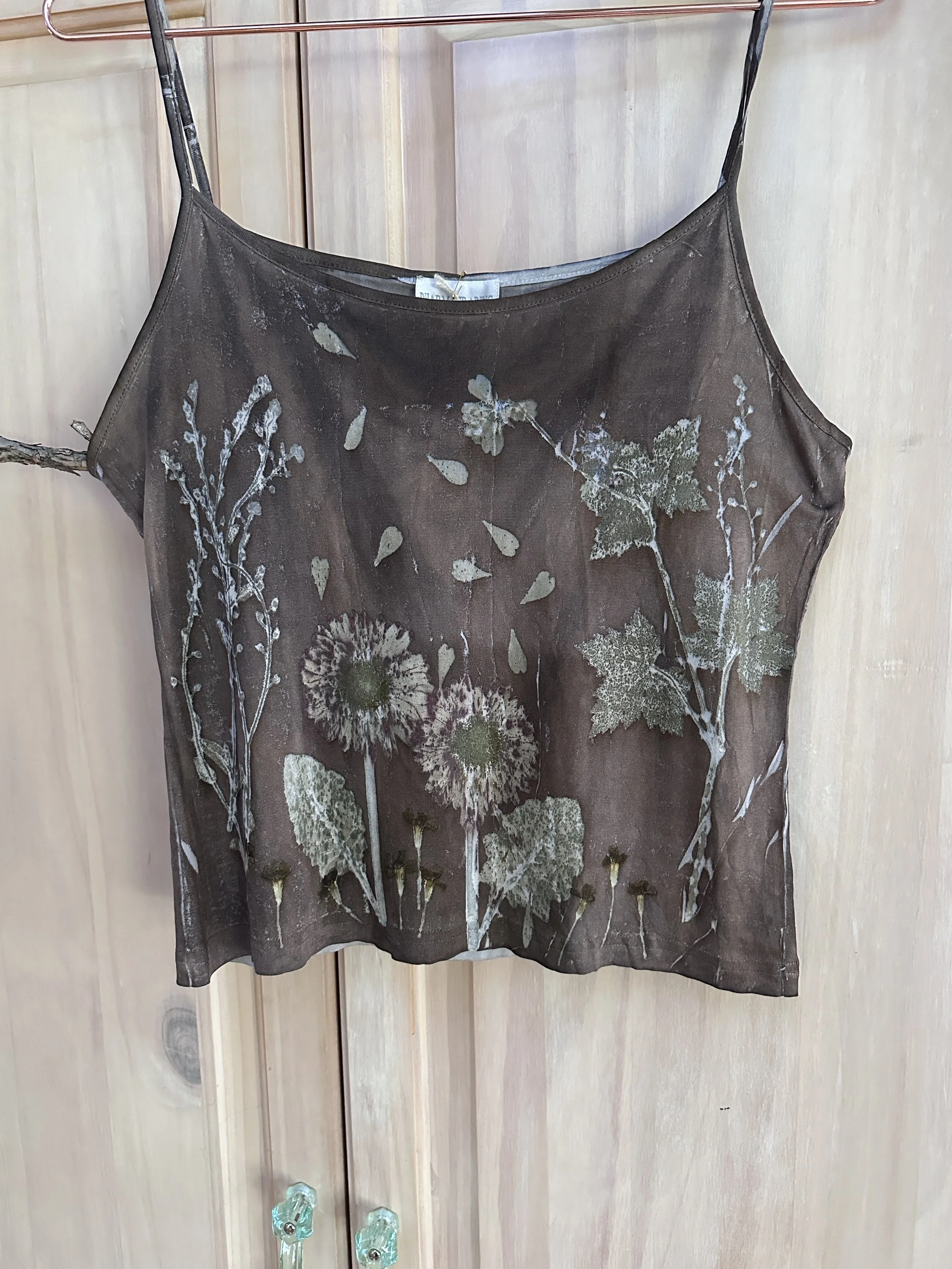 Custom Printed Silk Camisole or Tank