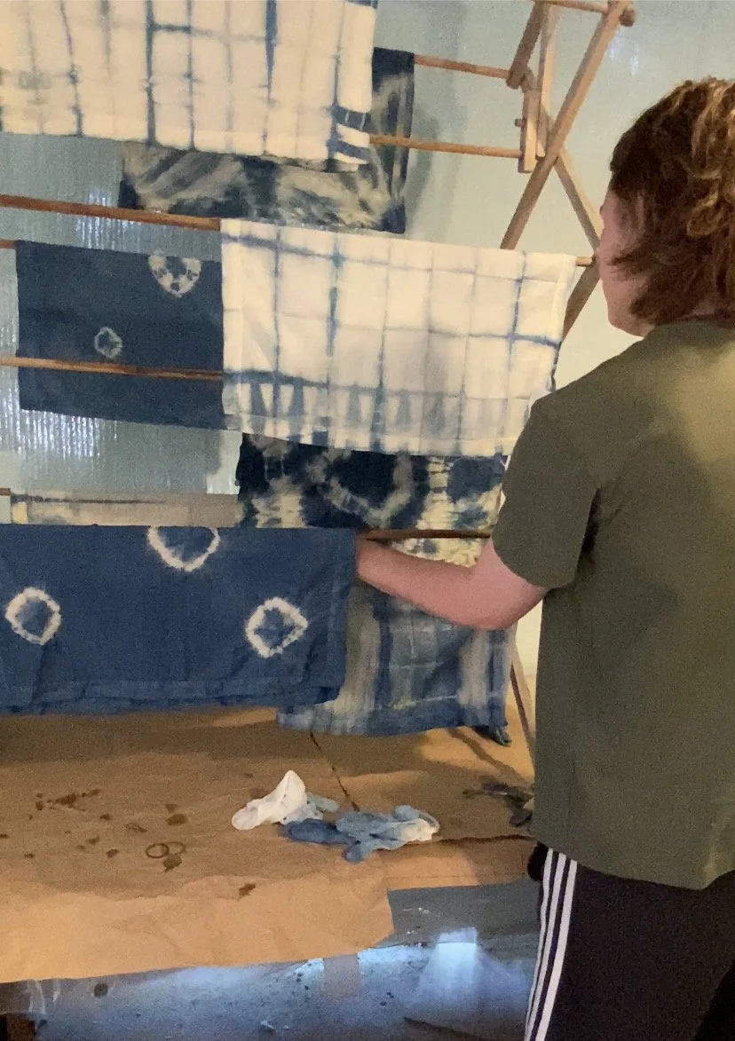 Indigo dyeing class in Ashland, OR