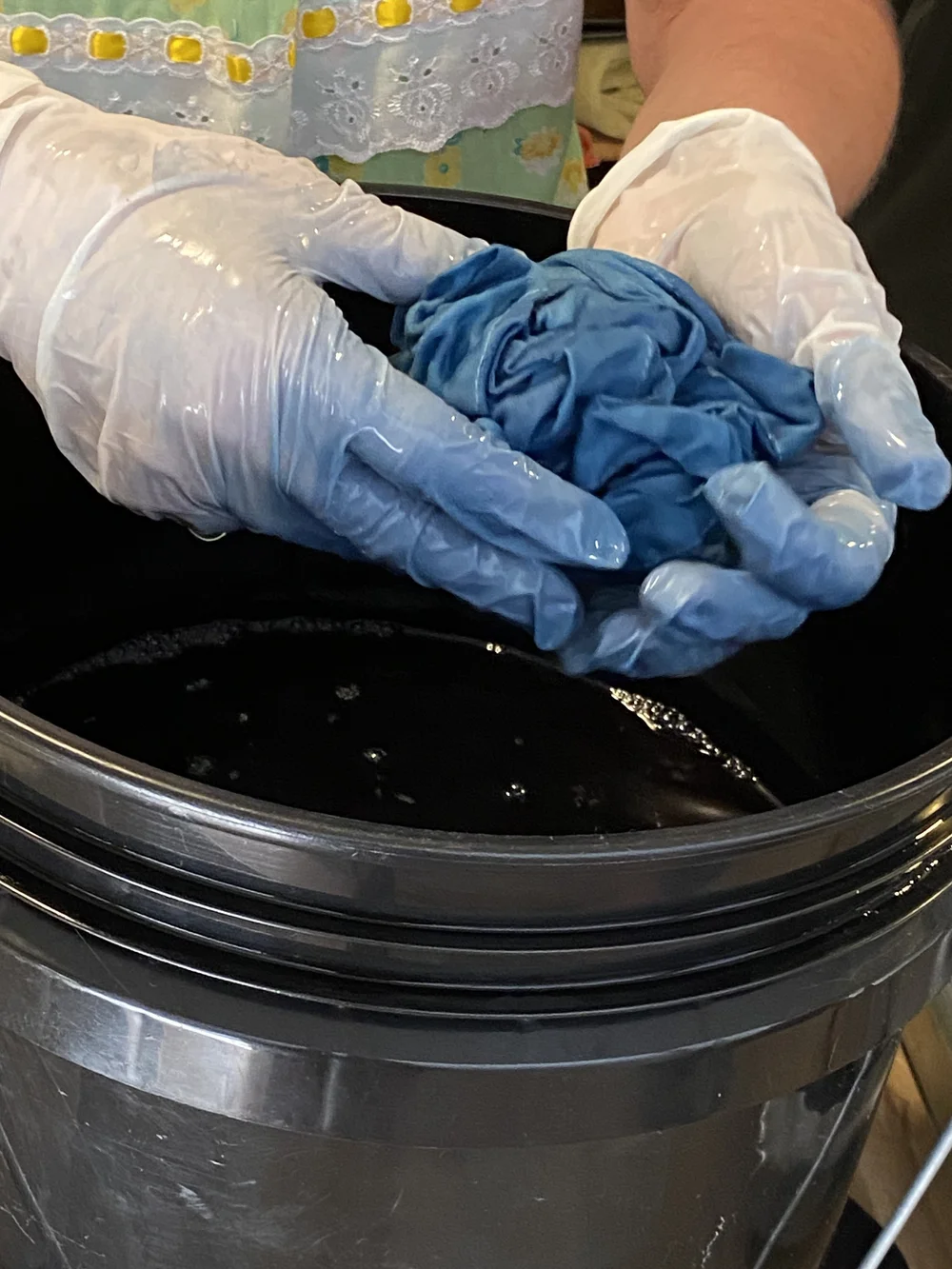 An Indigo Banana Vat