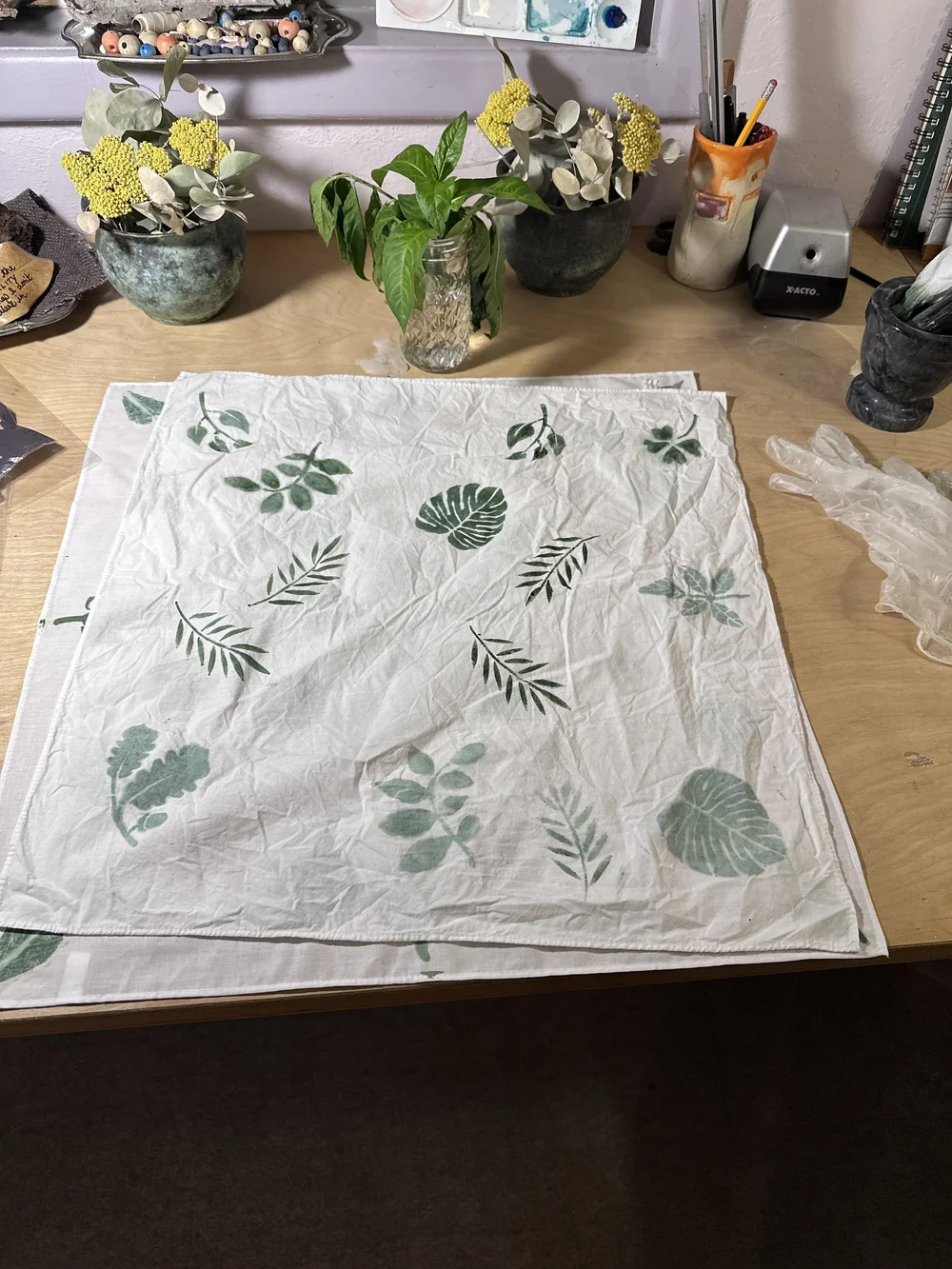 Oxidized Blue Indigo Prints