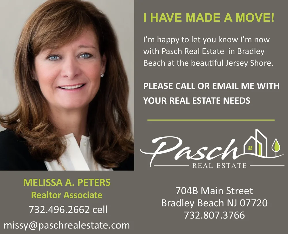 Pasch Real Estate Melissa "Missy" Peters! — Bradley Beach NJ