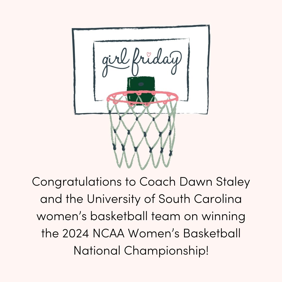 Congratulations to Coach Dawn Staley and the University of South Carolina women&rsquo;s basketball team on winning the 2024 NCAA Women&rsquo;s Basketball National Championship! 🏀 💗