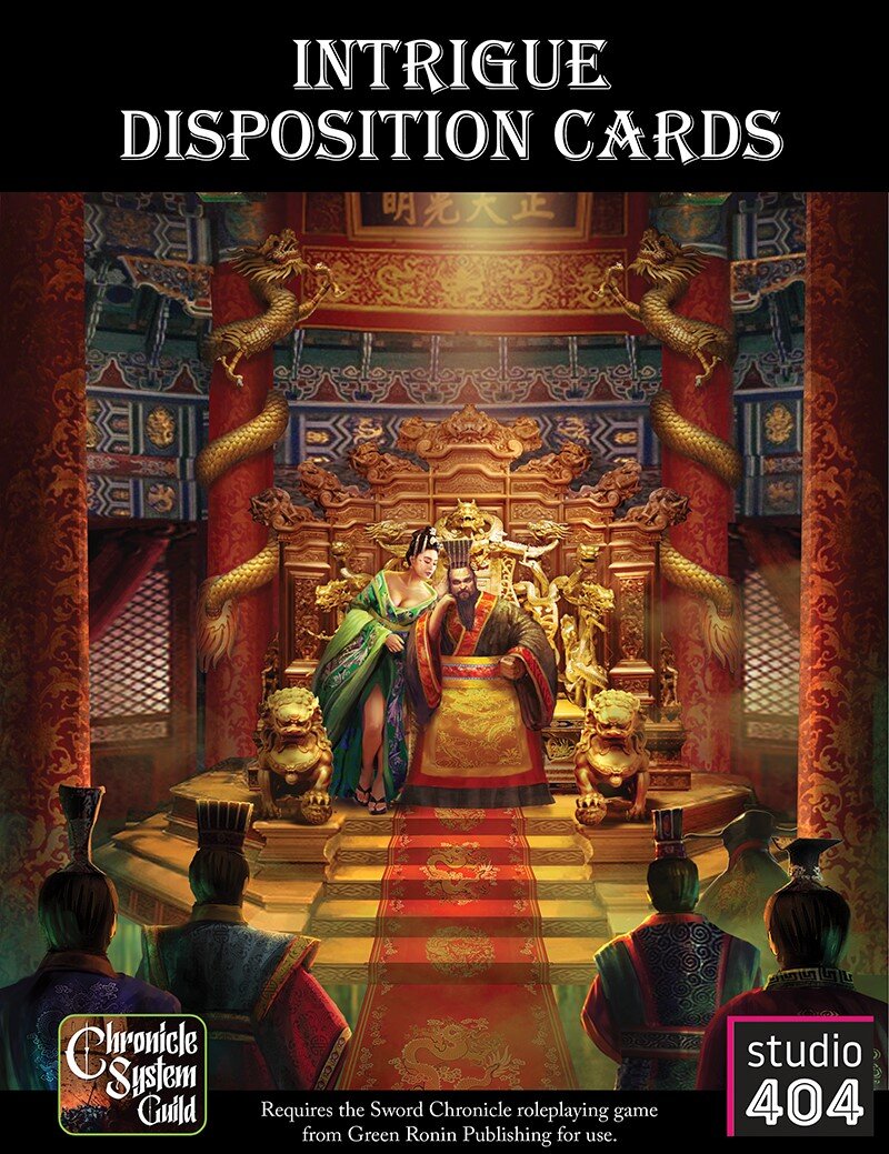 Intrigue Disposition Cards