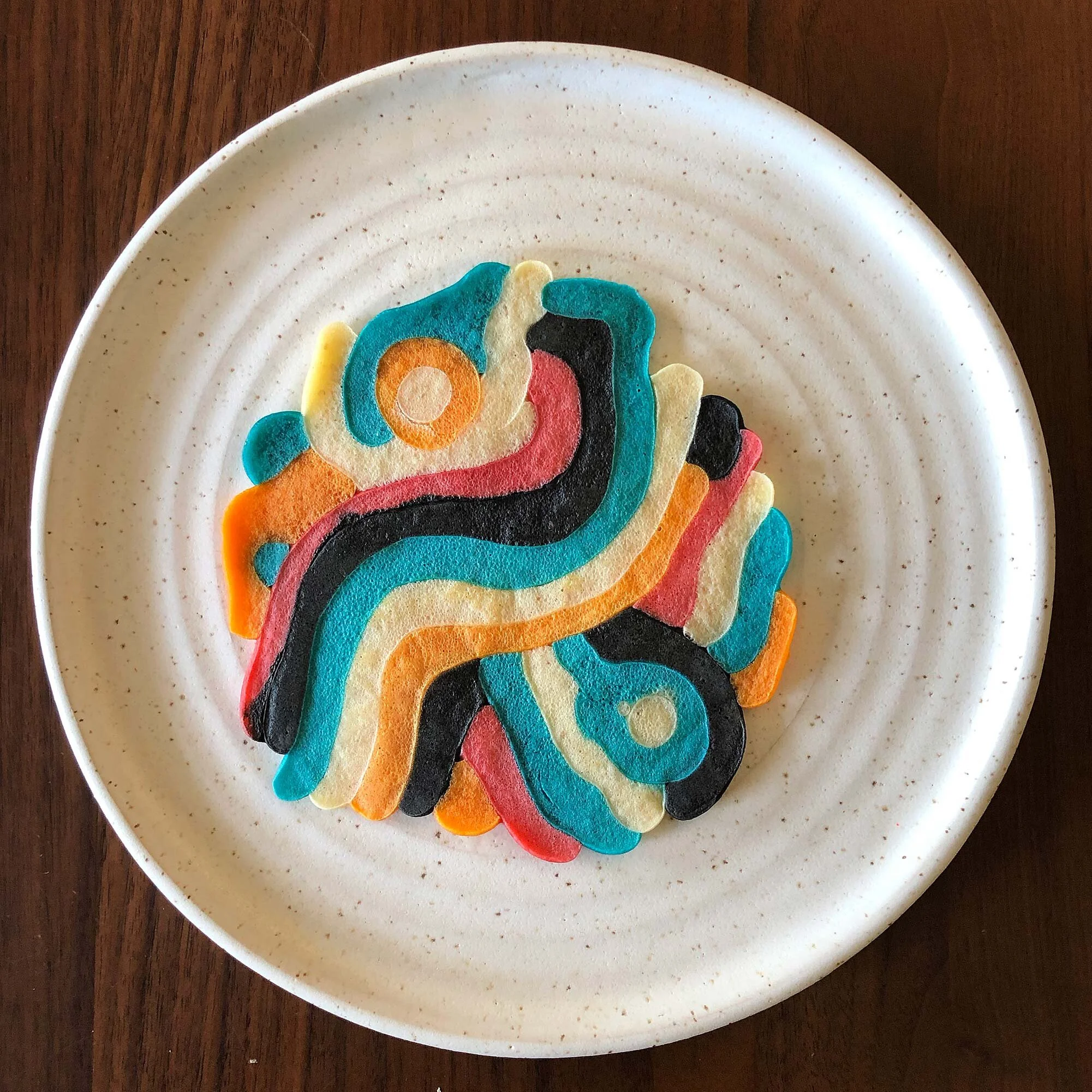 How to Make Colorful Pancake Paintings