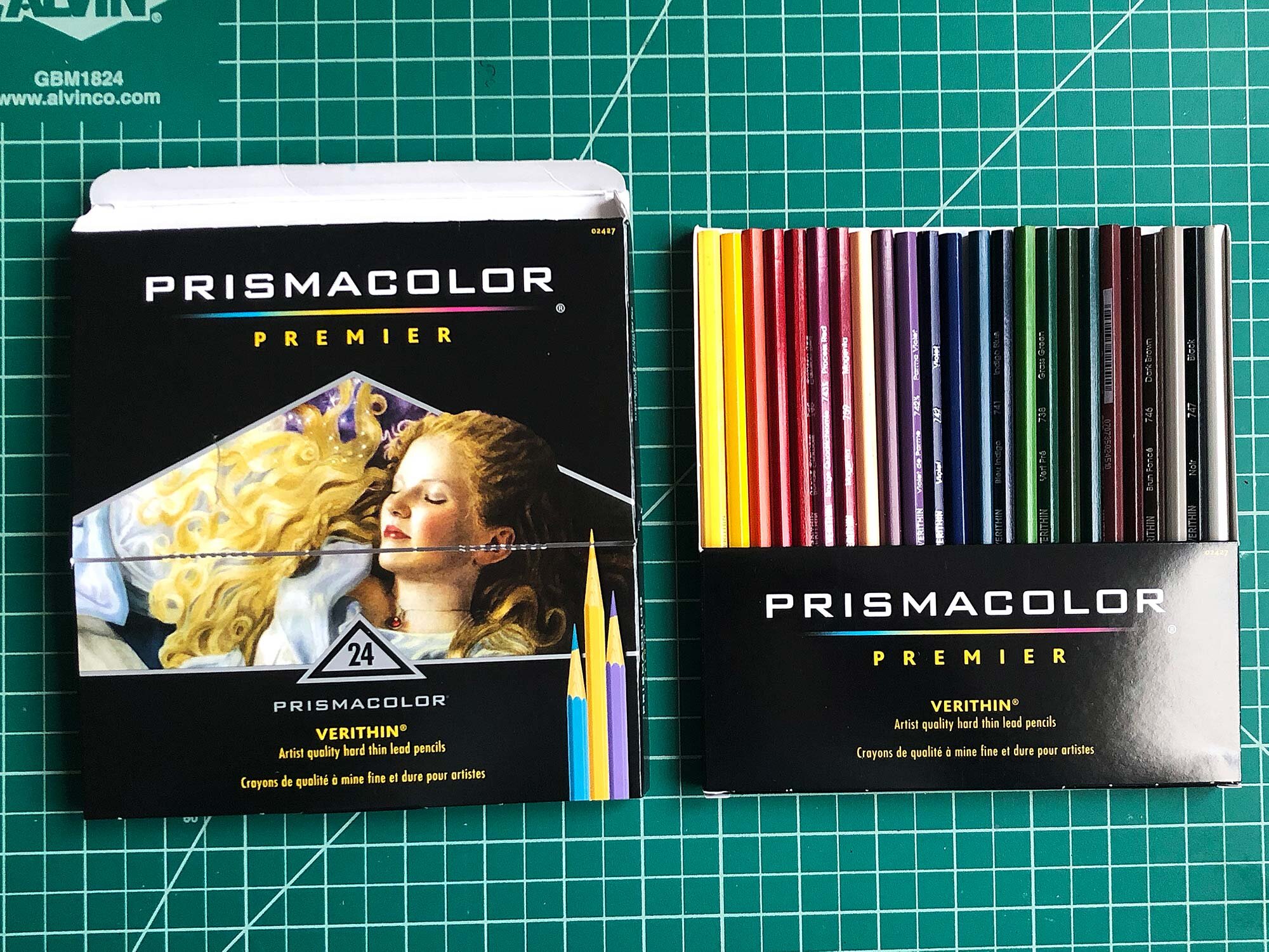 Prismacolor Verithin 24 Count Cardboard Box