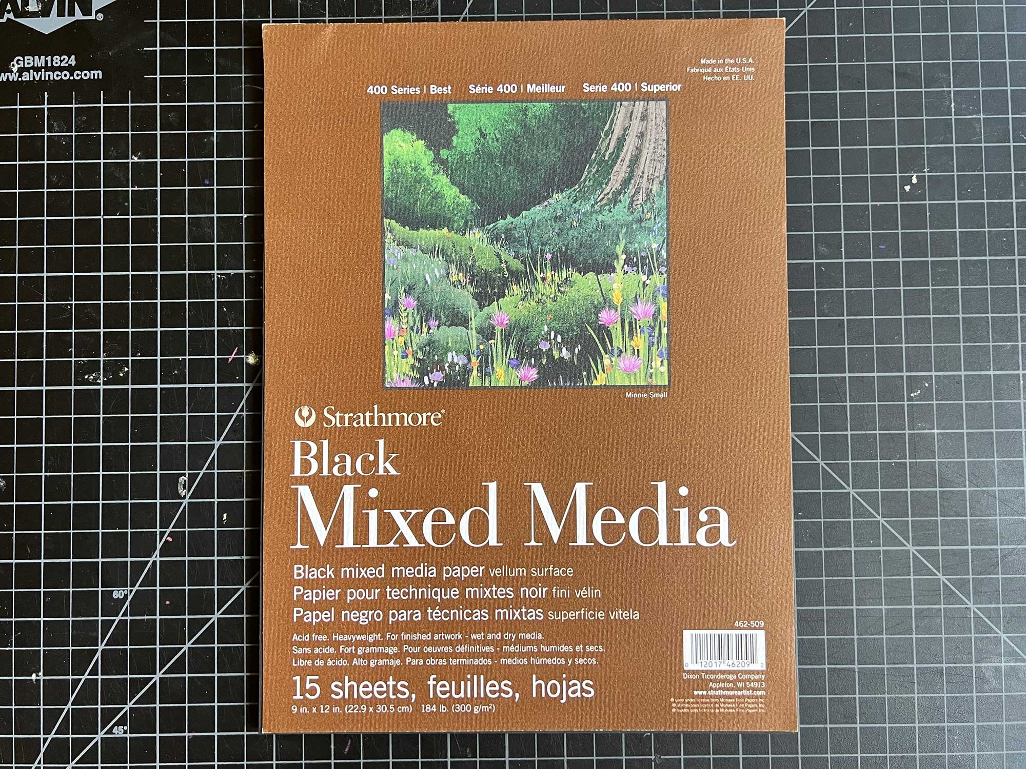 Strathmore 400 Series Mixed Media Pad, 18x24, White, 15 Sheets