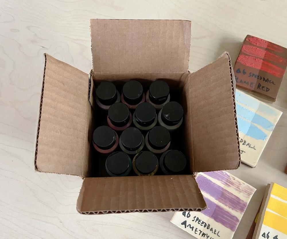 Speedball Underglaze Cone 6 Test Tiles — The Studio Manager