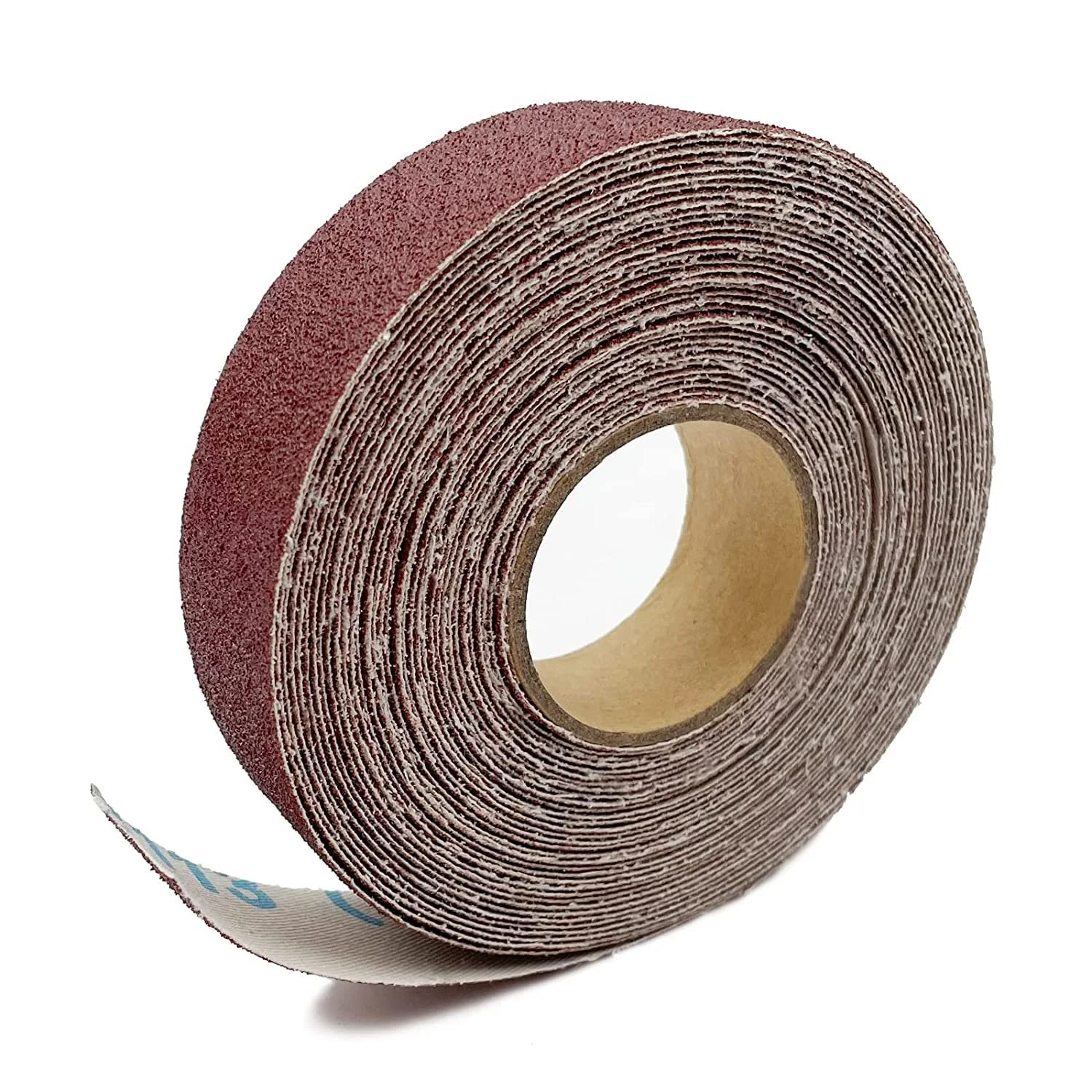 Roll of 1 inch wide brown sandpaper