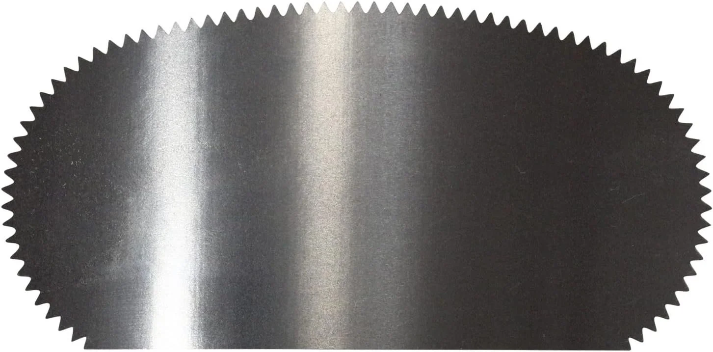 metal serrated rib for scoring clay and pottery