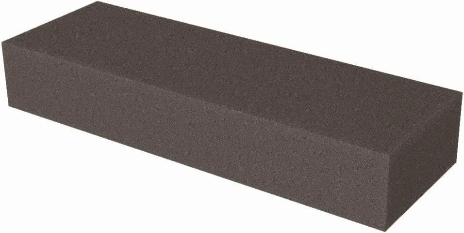 Bon 120 Grit silicon carbide rubbing block gray black rectangular block