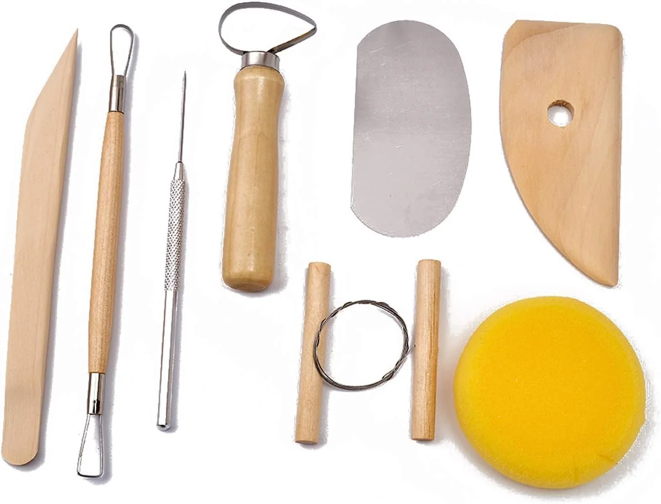 economy 8 piece pottery tool kit