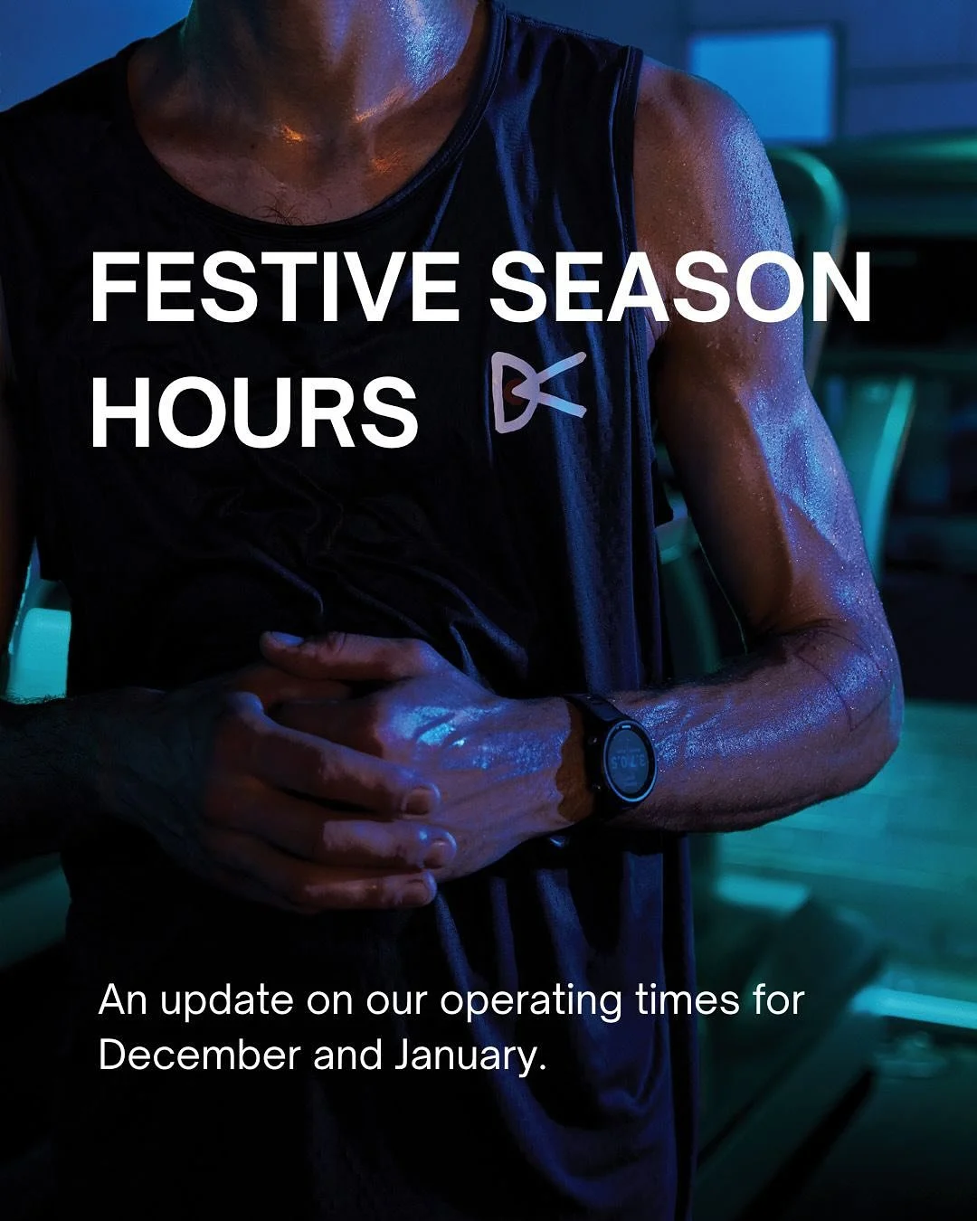 Schedule update! Plenty of opportunities to sweat with us over the next few weeks 🥰🎄✨