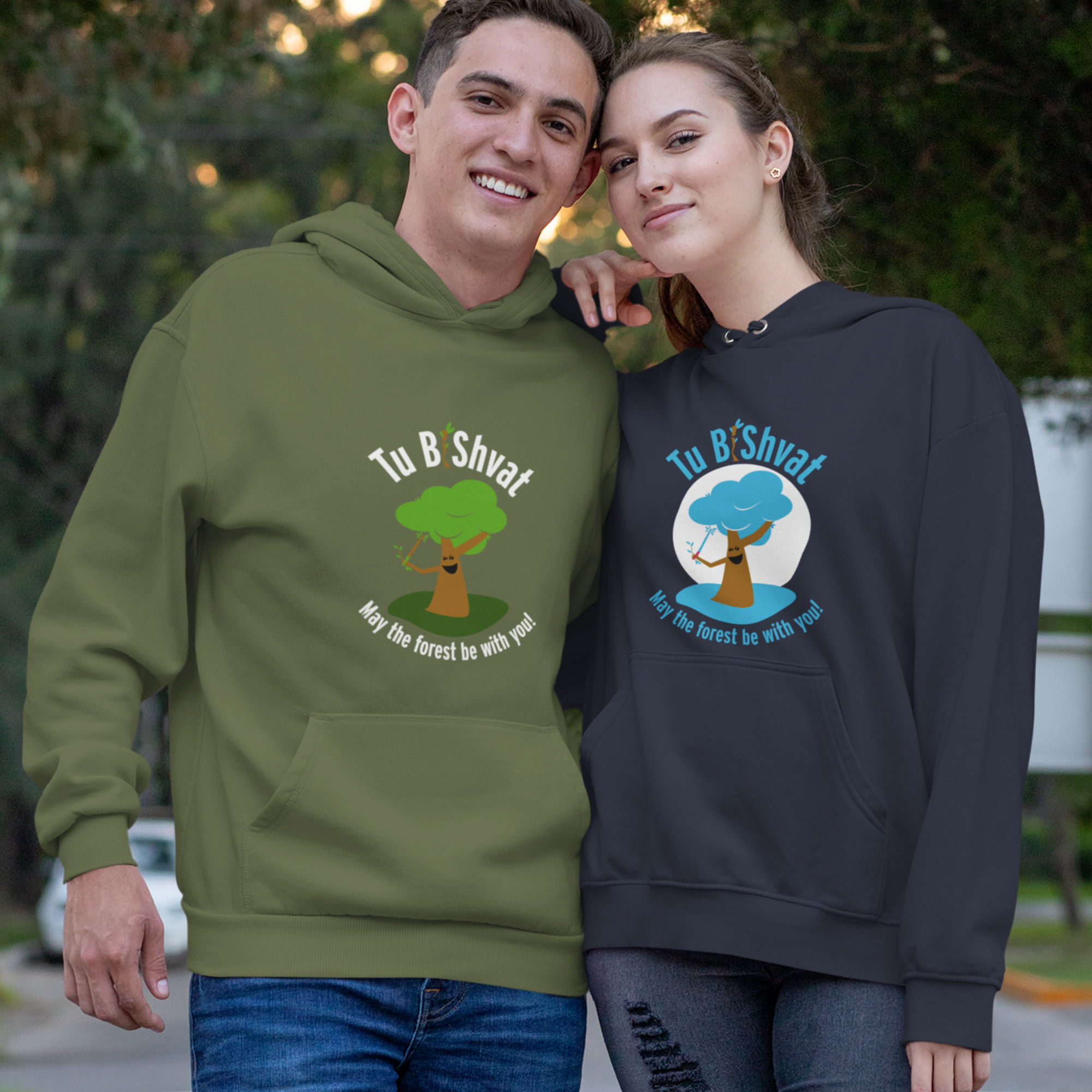 May the forest be with you! Unisex Heavy Blend Hooded Sweatshirt