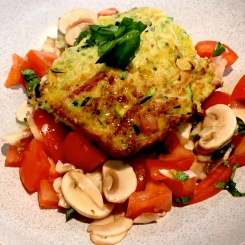 Zucchini Slice with Onion, Garlic &amp; Bacon | Coles Series 