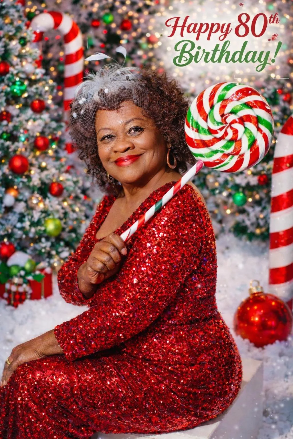 Happy 80th Birthday Carolyn Anderson and Merry Christmas 🎄🎁🎄