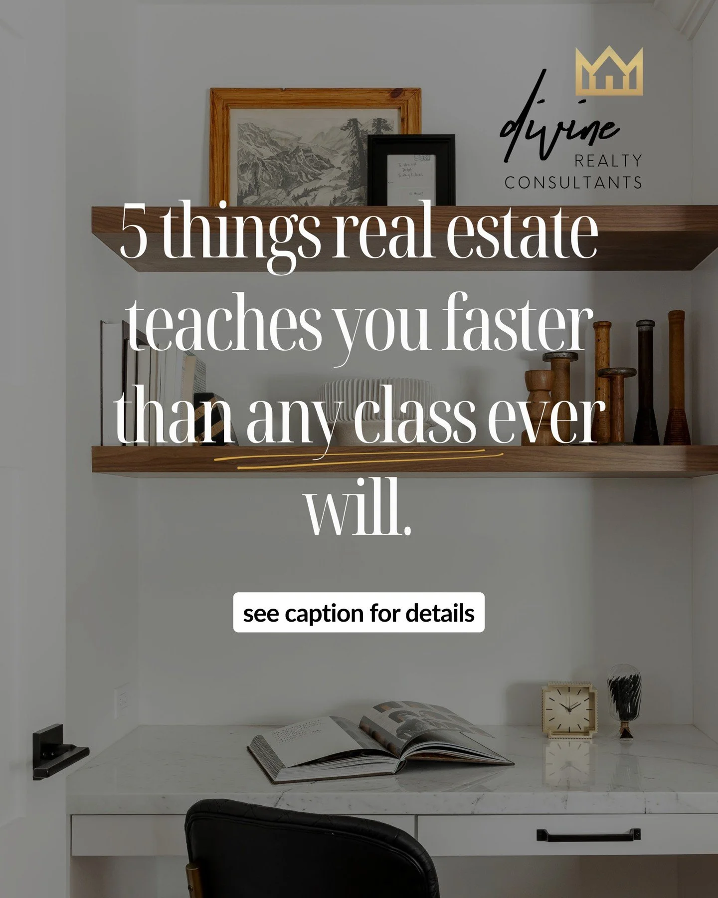 5 Things Real Estate Teaches You Faster

Here are the 5 lessons that hit first: 

- Preparation beats &ldquo;perfect timing.&rdquo; 
- Clear communication saves deals. 
- Emotions matter more than spreadsheets. 
- Market shifts aren&rsquo;t scary whe
