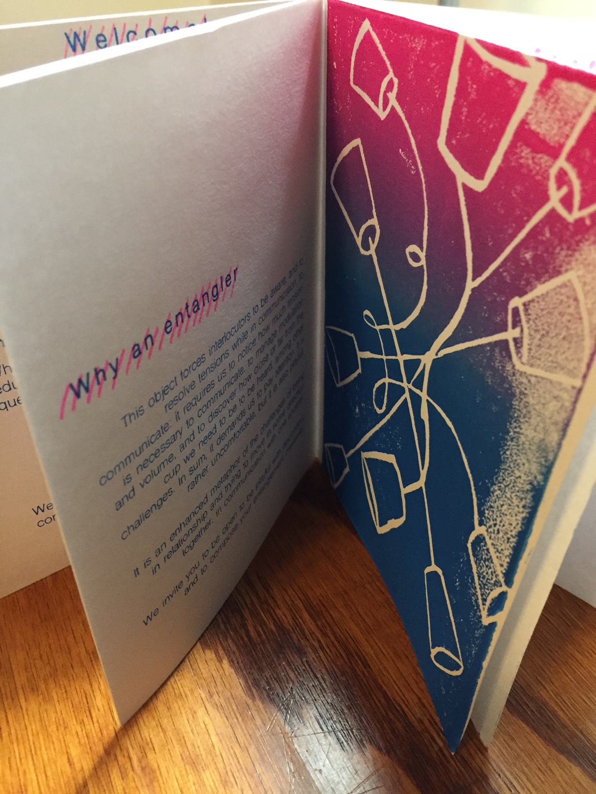 Booklet for "Walk-me-through", May 2018