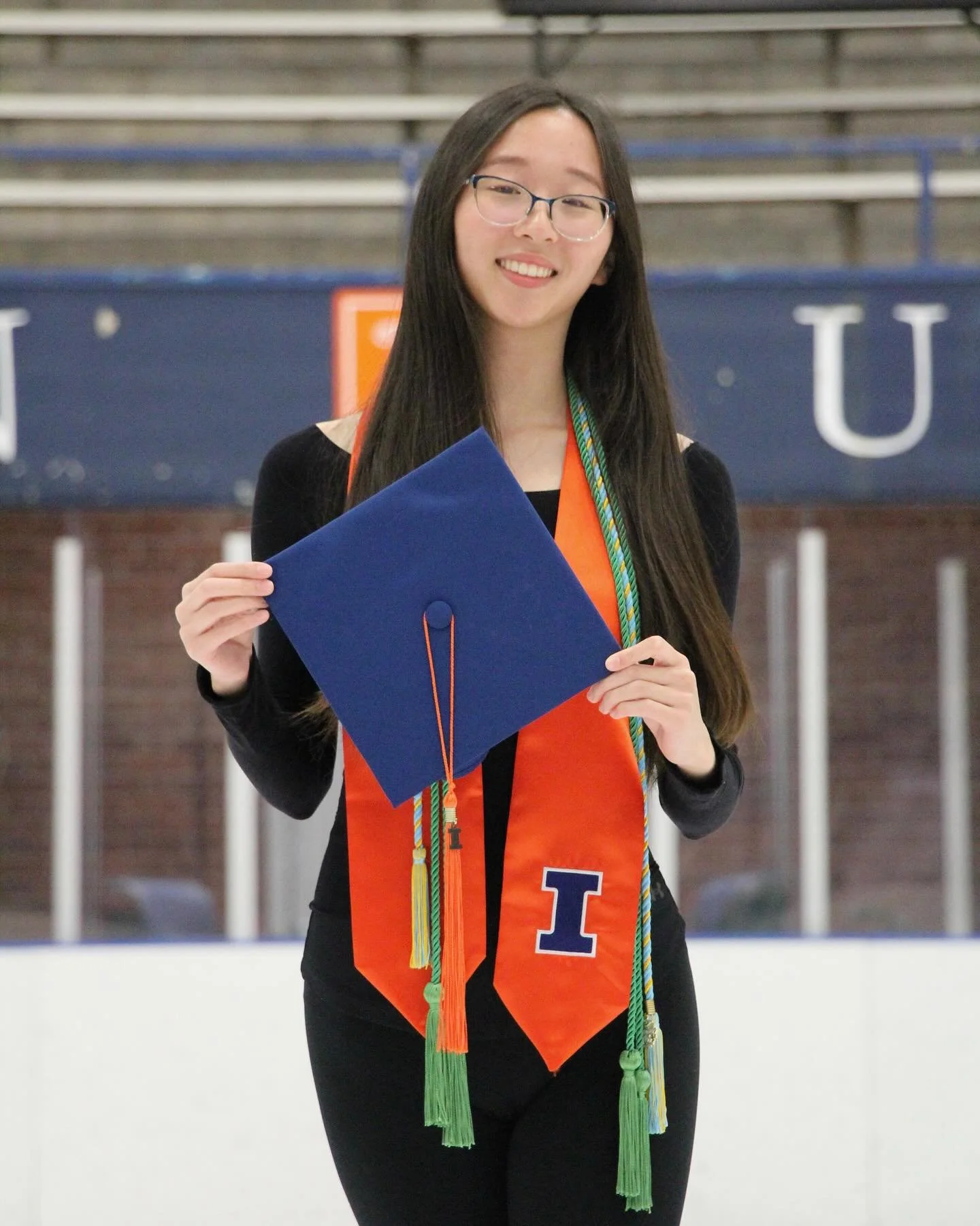 Our second graduate spotlight goes to Alice Gao! Alice is graduating with a Bachelor of Science in materials science and engineering. She has been skating for a total of 14 years and she&rsquo;s been doing synchro for 6. Alice skated for ISST all 4 y