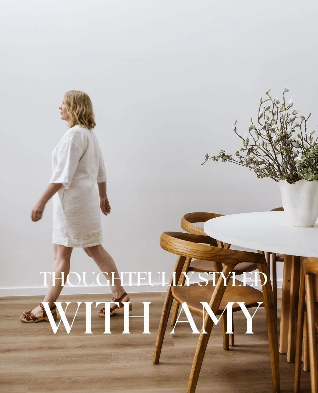 Thoughtfully styled with Amy &mdash; effortlessly chic, always intentional. ⁠
⁠
If you&rsquo;ve ever had the pleasure of working with us, you&rsquo;ll know that Amy curates every space with intention. From layered textures to thoughtfully placed acce