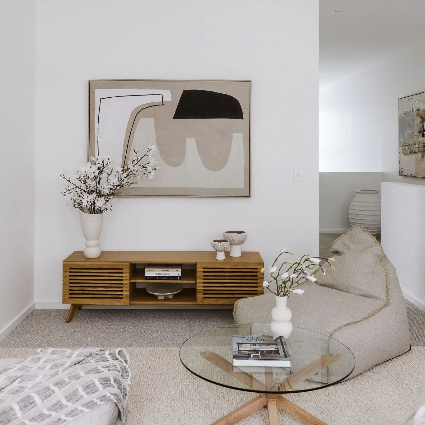 Swipe through some of our favourite living spaces ✨⁠
⁠
Modern, inviting and designed to create an instant connection.⁠
⁠
The right furniture, artwork, textures and styling can completely transform how a home feels &mdash; and how buyers respond to it