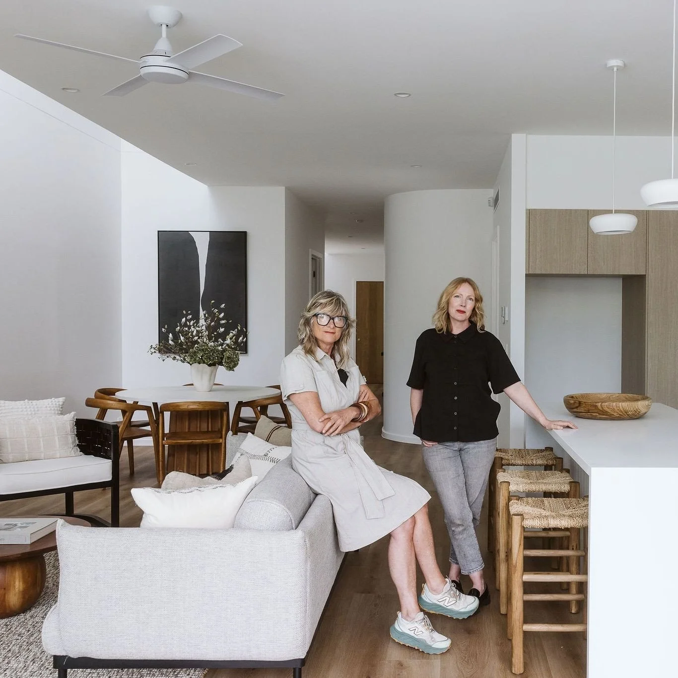 The faces behind South Coast Property Styling ❤️⁠
⁠
Thousands of cushions fluffed.⁠
Hundreds of homes styled.⁠
Countless coffees consumed.⁠
And somehow, we're still laughing.⁠
⁠
We're Amy &amp; Monica &mdash; two creatives with a passion for beautifu