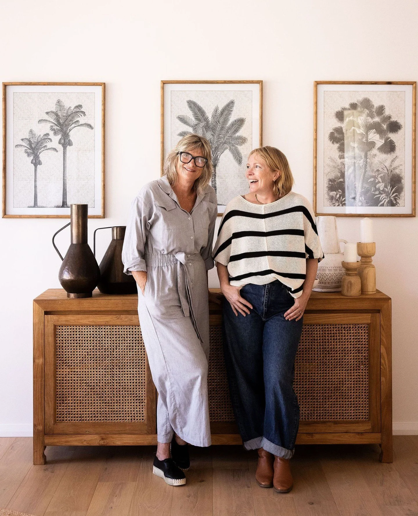 We're Amy and Monica.⁠
⁠
Two friends. Two creatives. Hundreds of homes later... and we still get excited walking into an empty house.⁠
⁠
What most people don't see is everything that happens before the finished photos.⁠
⁠
The early starts.⁠
The truck