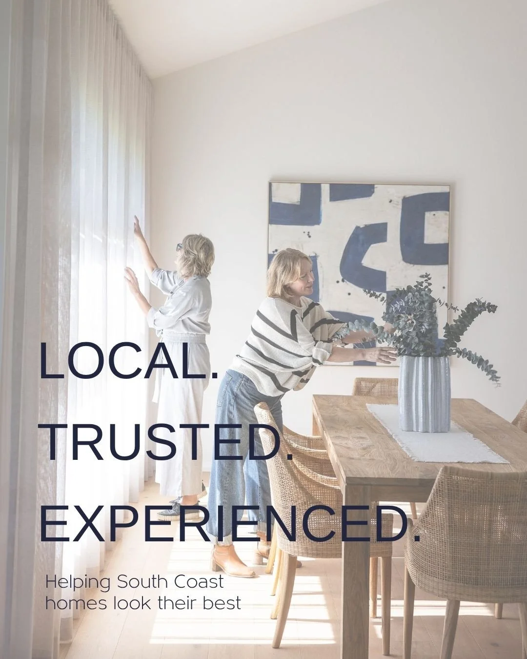 MORE THAN STYLISTS.⁠
⁠
We don't just style homes.⁠
⁠
We help people through one of life's biggest transitions.⁠
⁠
Selling a family home.⁠
⁠
Launching a holiday property.⁠
⁠
Creating a home they truly love living in.⁠
⁠
It's personal.⁠
⁠
That's why ev