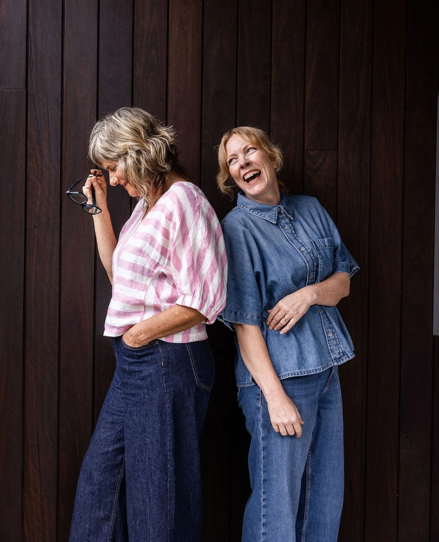 We promise we're professionals... 😂⁠
⁠
Somehow every photoshoot starts with good intentions.⁠
⁠
Then one of us says something ridiculous.⁠
⁠
Rachel keeps clicking.⁠
⁠
And before we know it, we've got another collection of laughing photos we'll proba