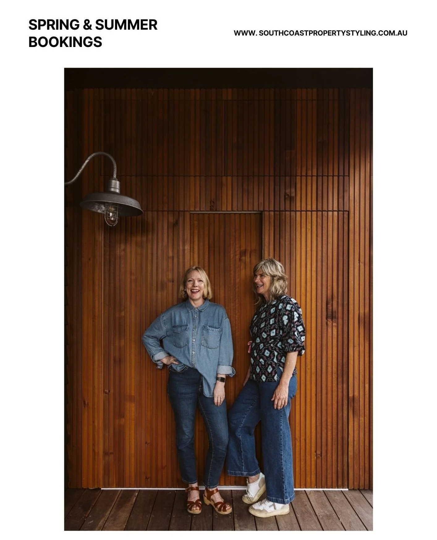 TWO STYLISTS. A LOT OF FUN.⁠
⁠
And a shared love of beautiful interiors.⁠
⁠
We're Amy &amp; Monica, the faces behind South Coast Property Styling.⁠
⁠
With years of experience in styling and design, we've built our business around creating homes that 