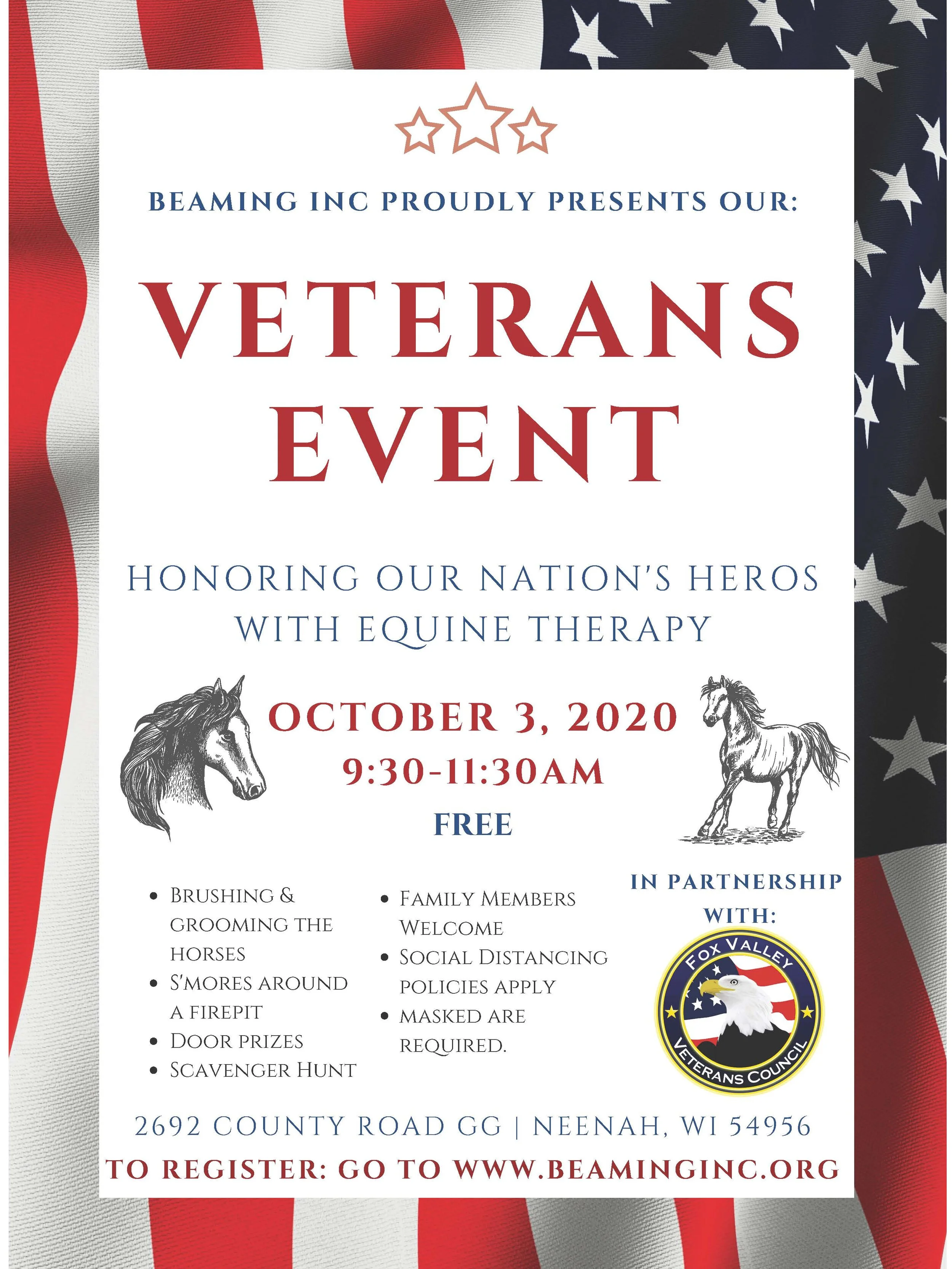 Beaming Inc. Veterans Event
