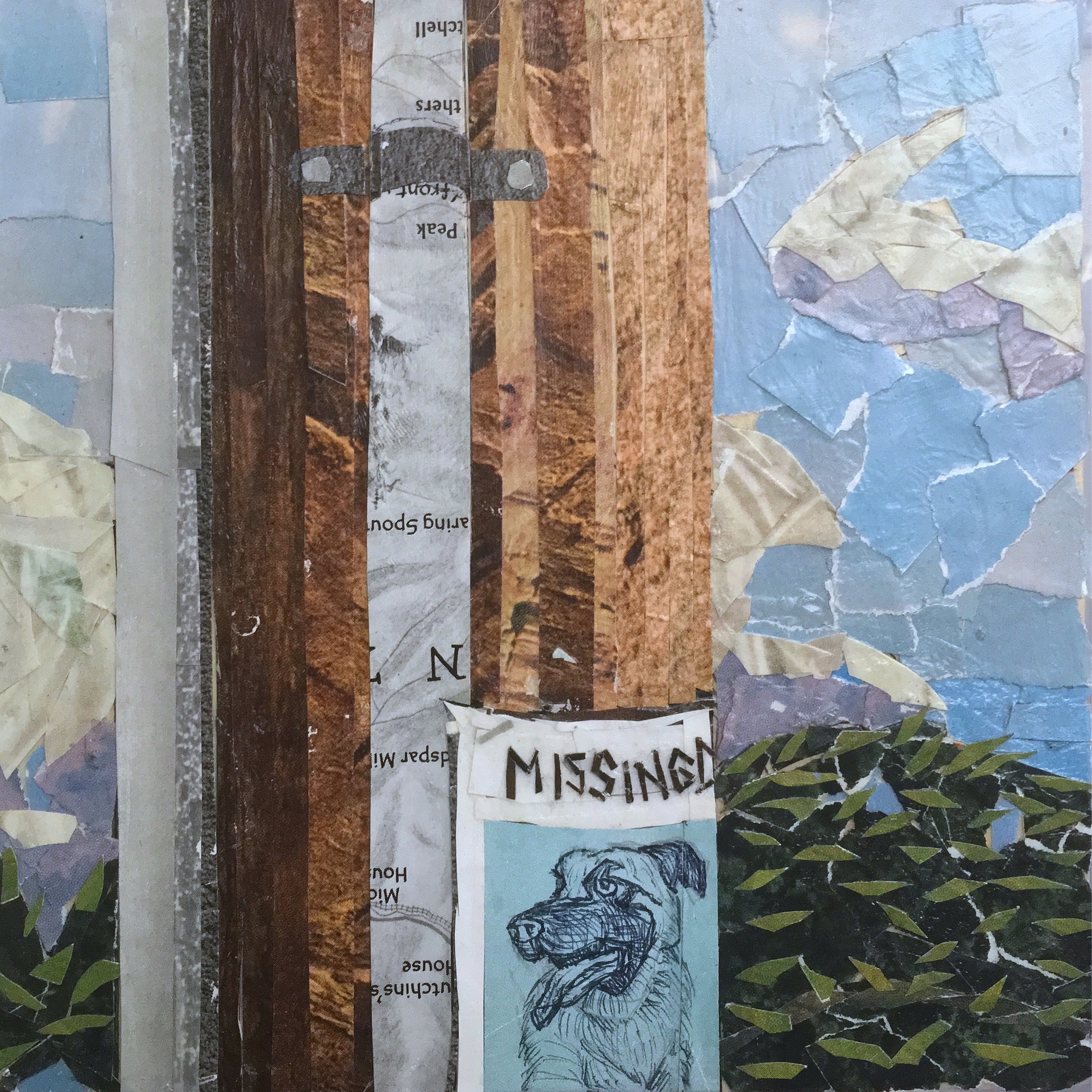 Third Piece from City Upon a Pole Triptych