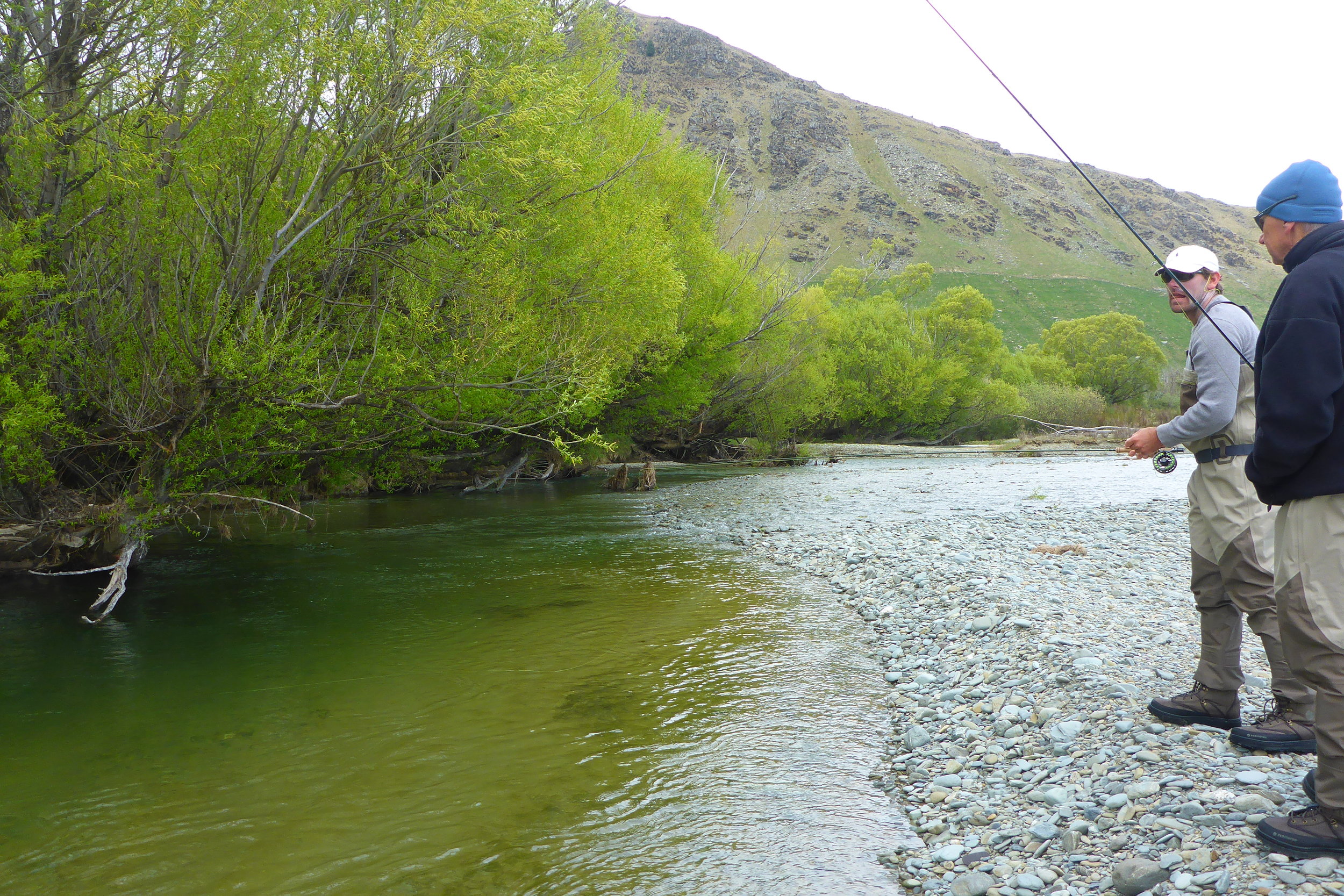  Happy anglers about to stalk in on a pool full of brownies 