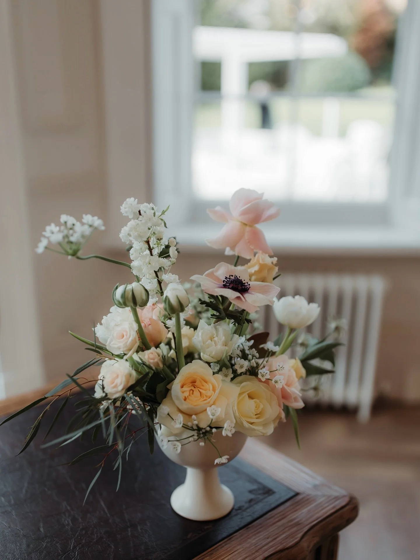 | buttermilk + peach melba 🍑 &bull;
 
three good things about today:

&bull; quite a lot of my seeds have sprouted 
&bull; ranunculus is back in season
&bull; i&rsquo;m up to level 14 on Duolingo Spanish

and it&rsquo;s April and the blossom is out,