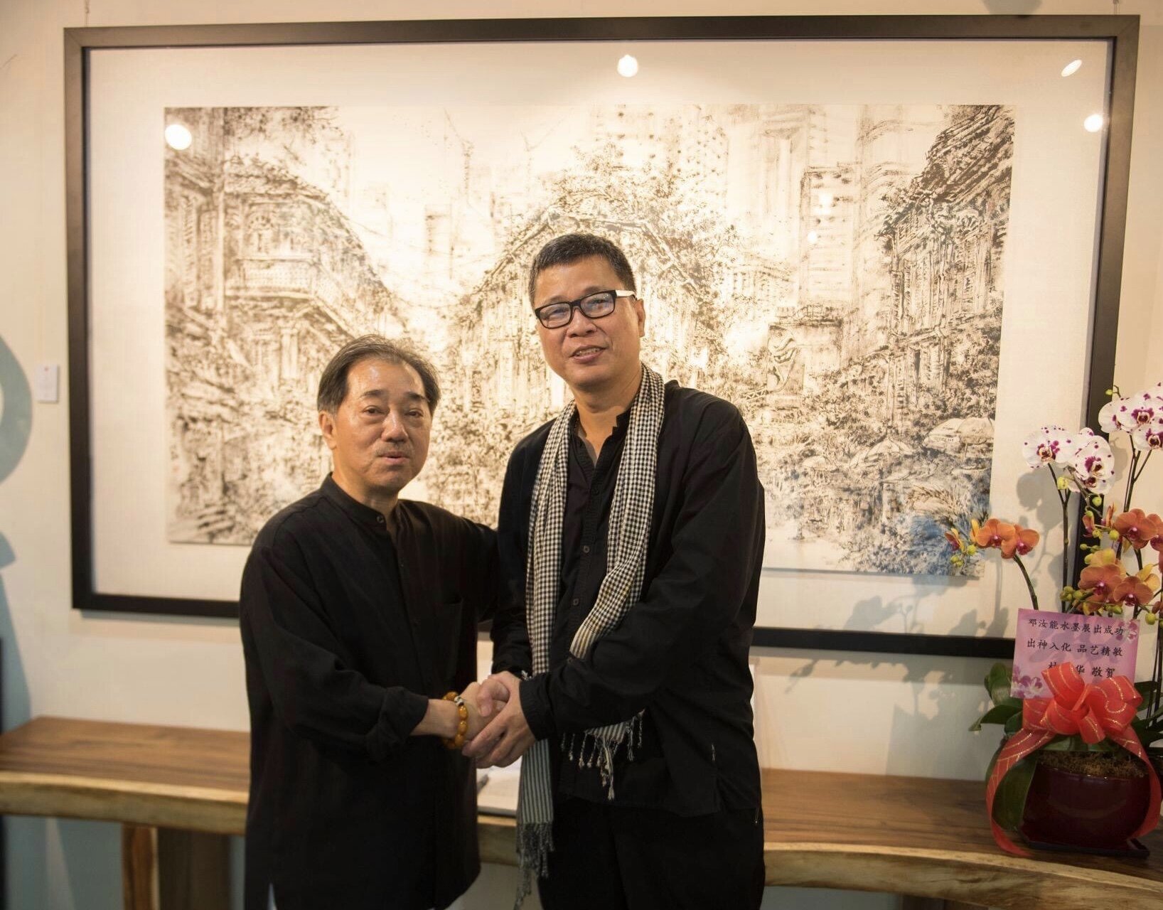  Mr Terence Teo and Mr Terence Teo at   Silence  , Solo exhibition by Tung Yue Nang 