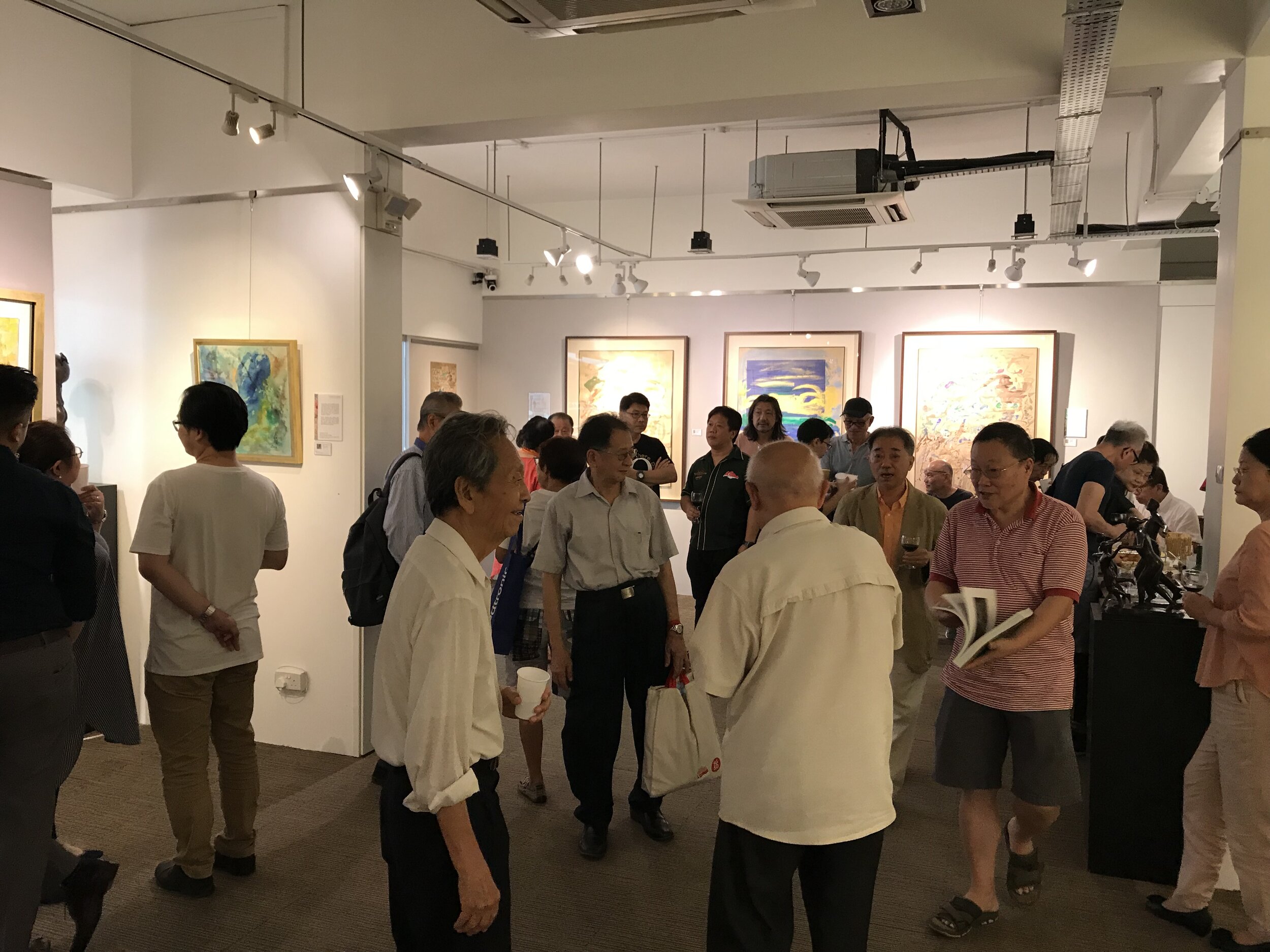  Guests at Mr Goh Beng Kwan solo exhibition in 2019  