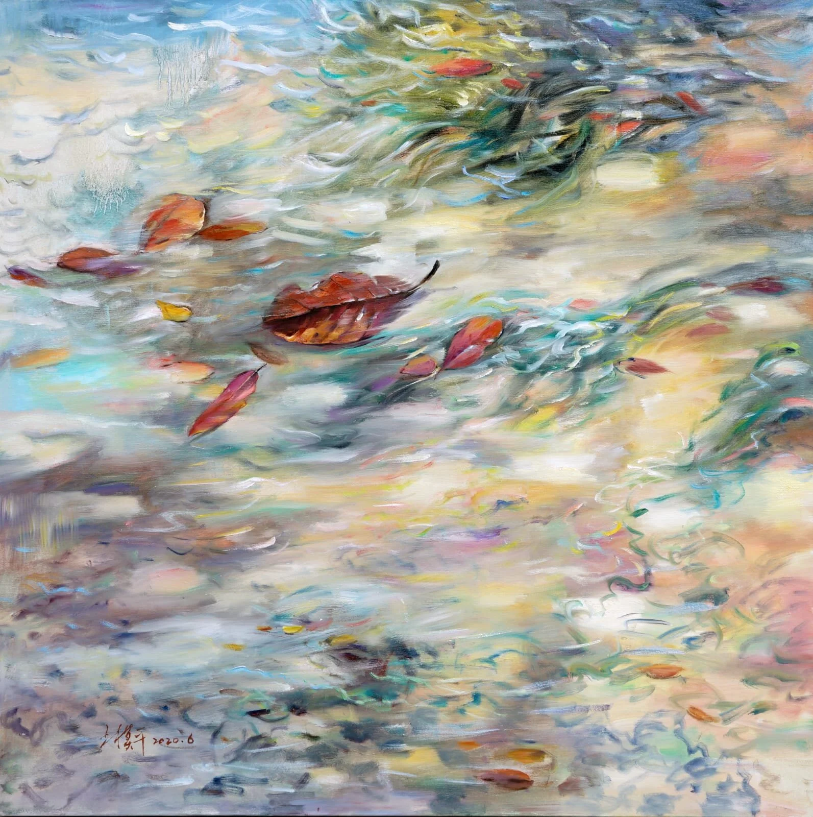 Wang Mo Ping_Rythms Series I_Oil on Canvas_105x105cm_2020.jpg