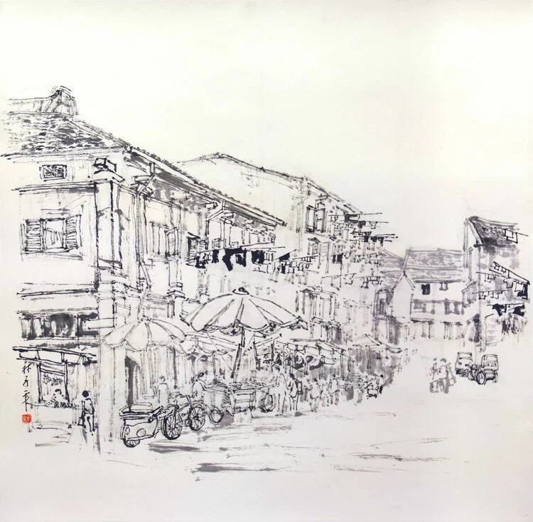 Morning at Chinatown