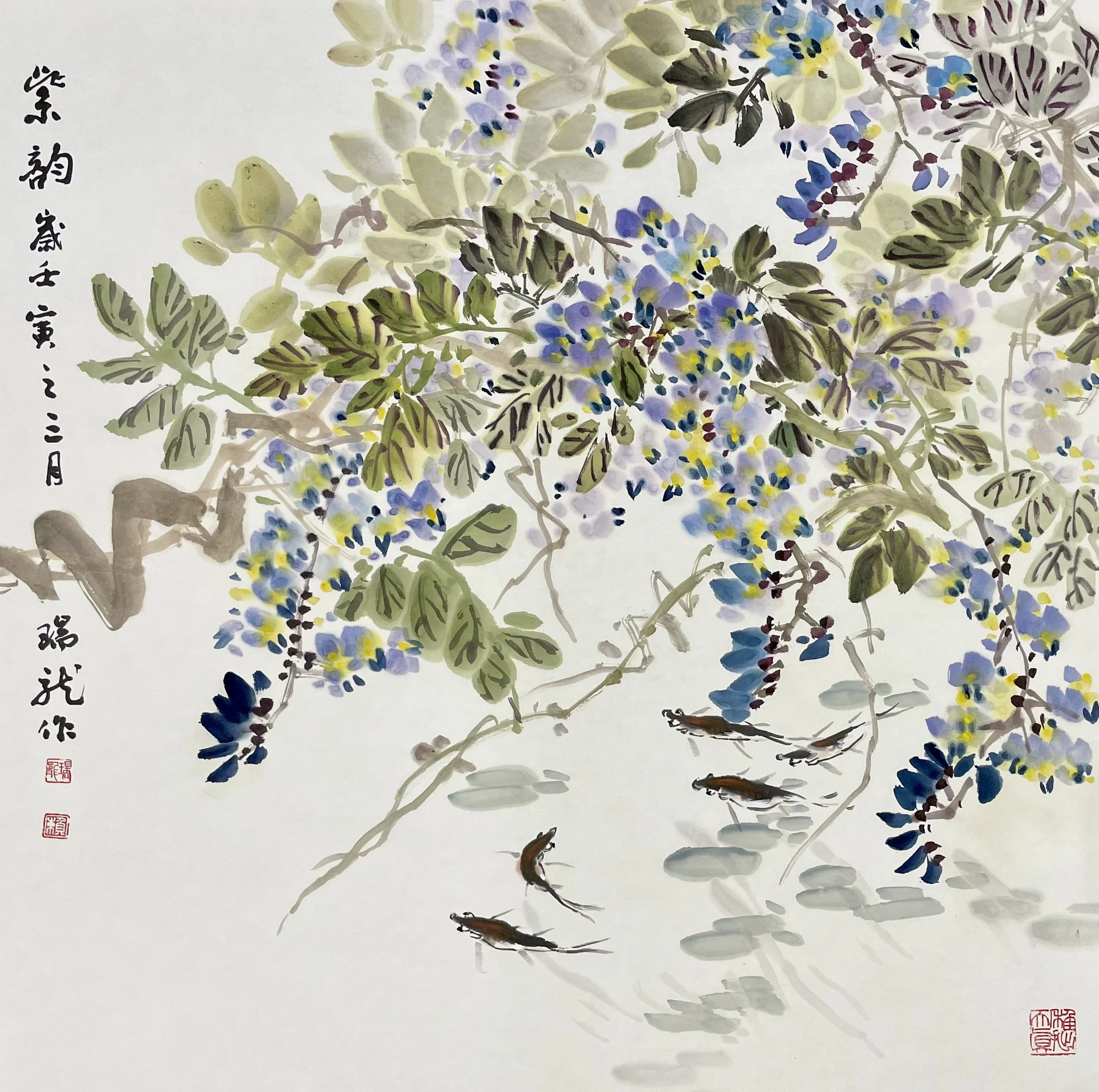 Nai Swee Leng_As Flowers Bloom_Ink on rice paper_97x97cm_2022.jpg