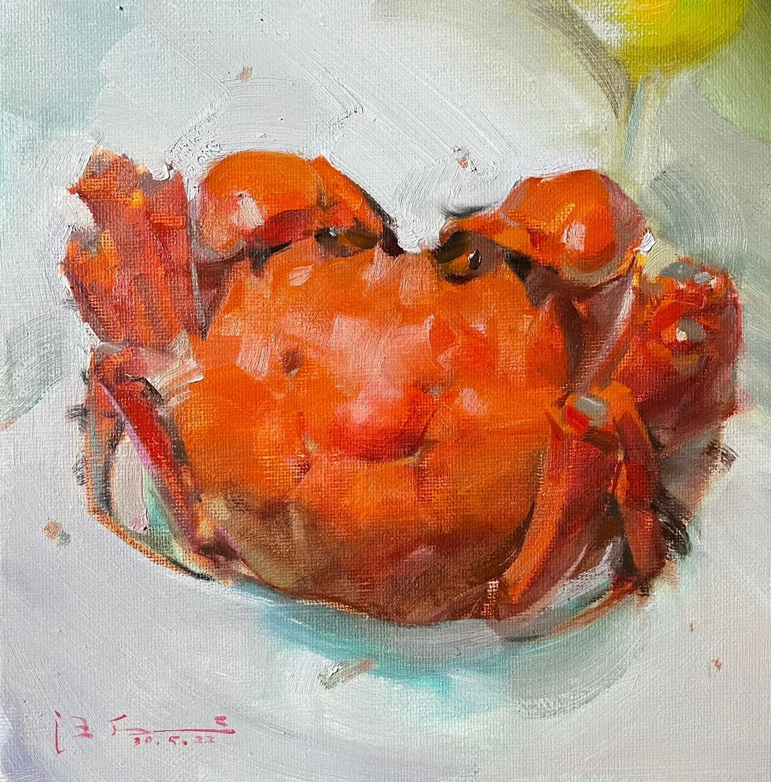untitled mr krabs_oil on canvas_23x23cm.jpg