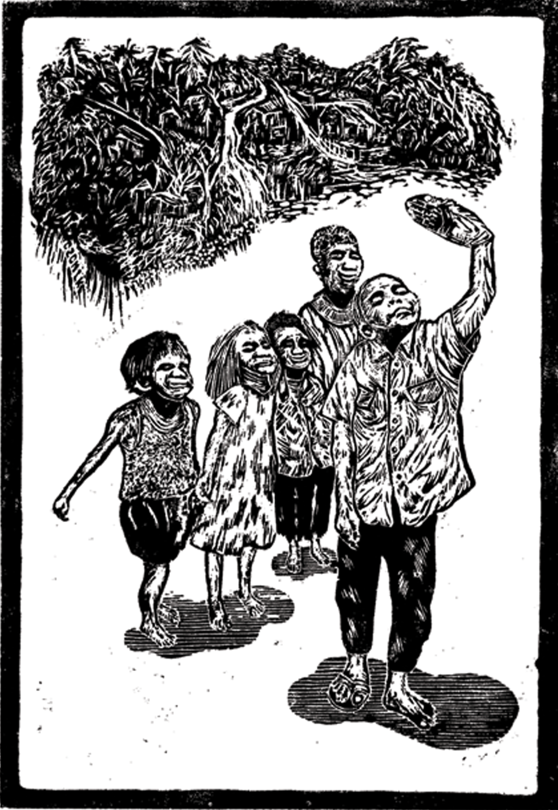 Poor Children Playing Selfie 贫困儿童玩自拍