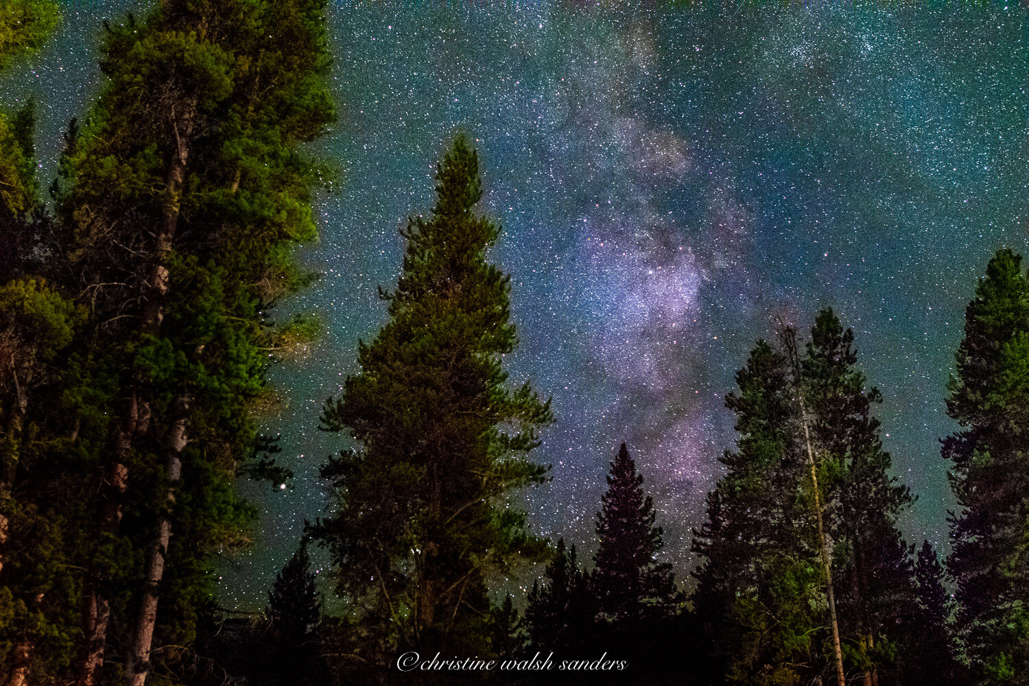 Milky Way Rising Over Montana.