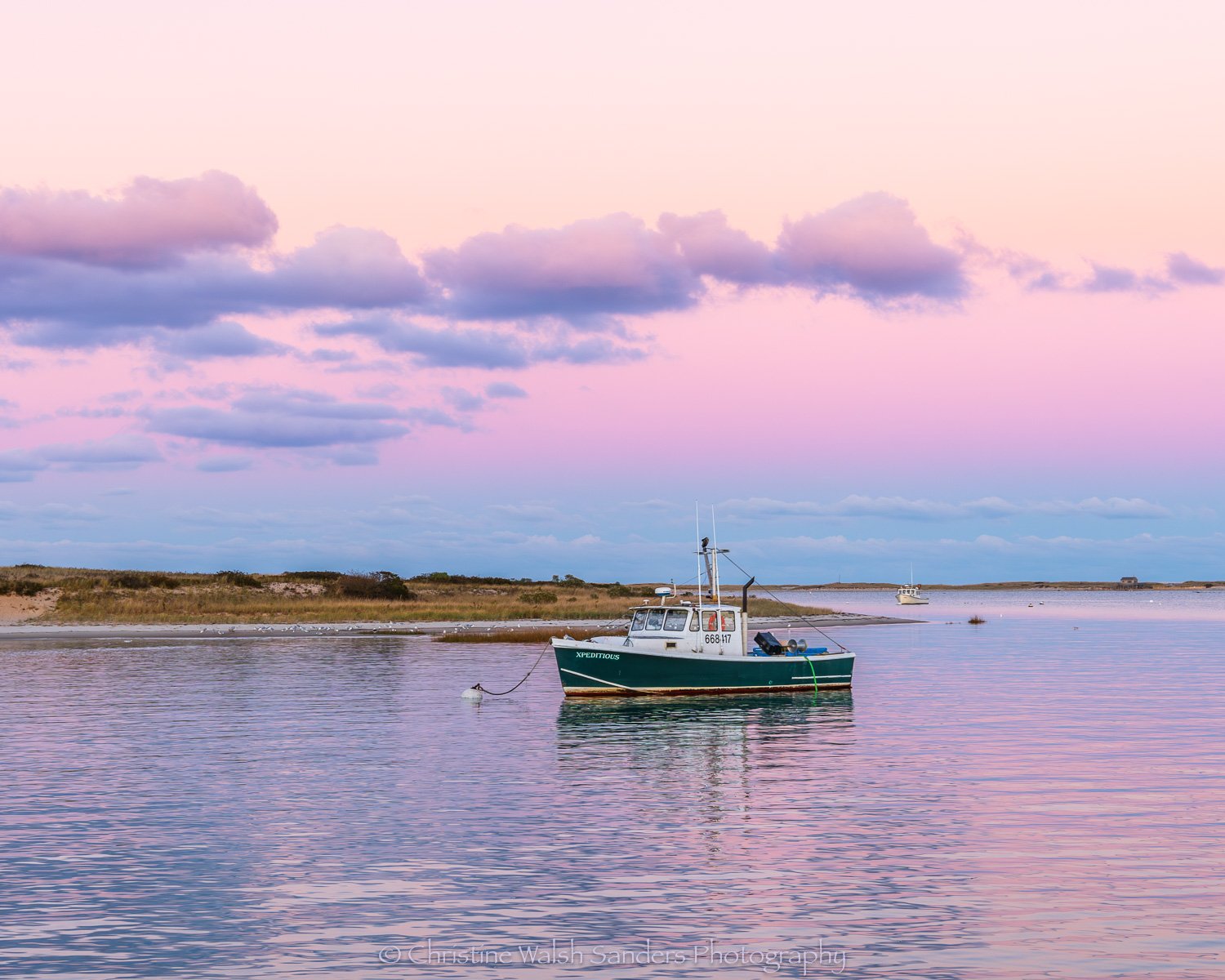 Cotton Candy Skies. Chatham Fish Pier.