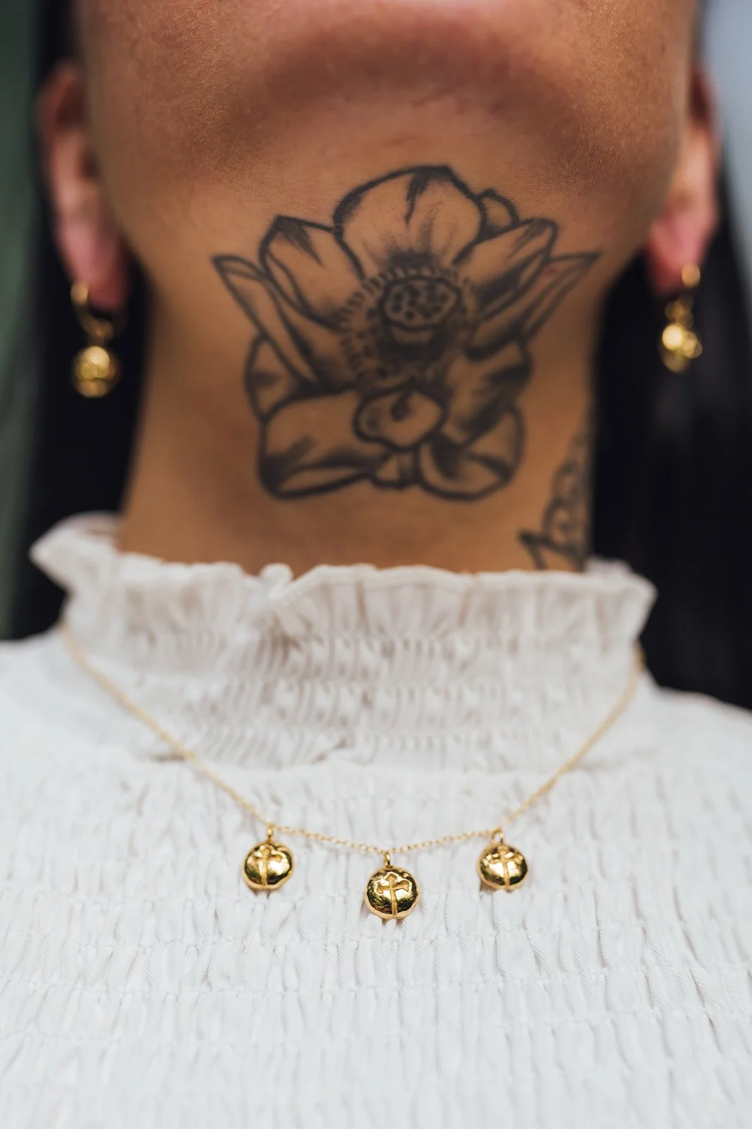 Cross Necklace Gold Plated