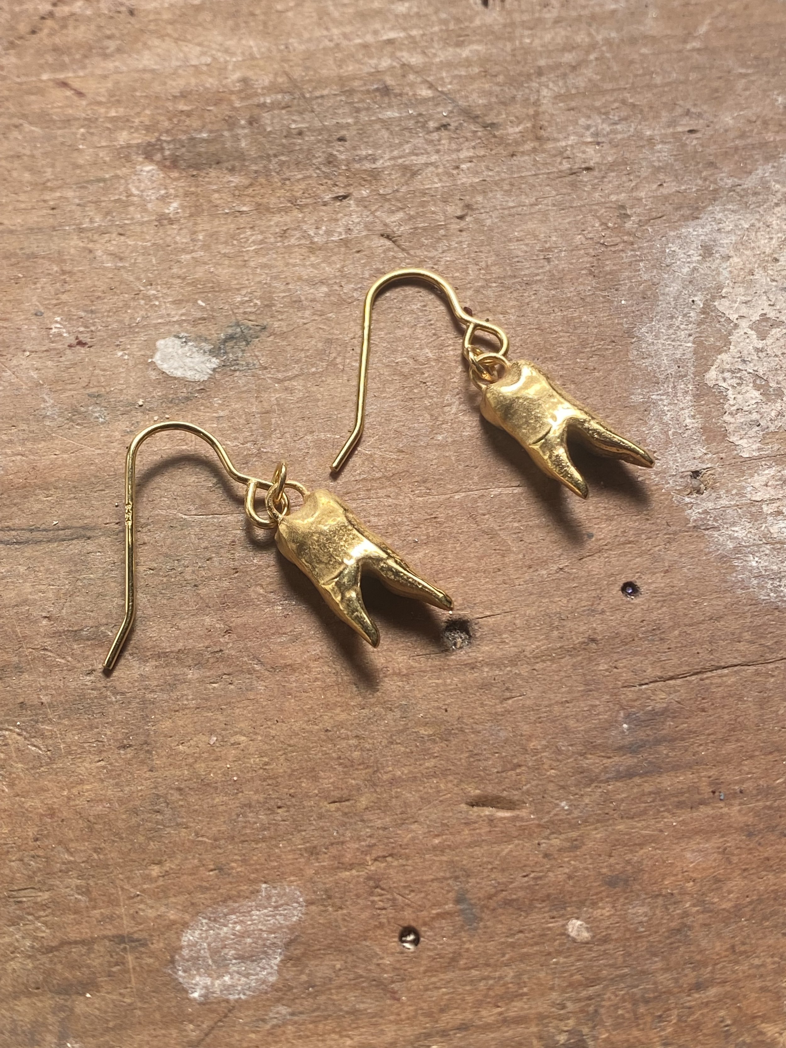 Tooth Earrings
