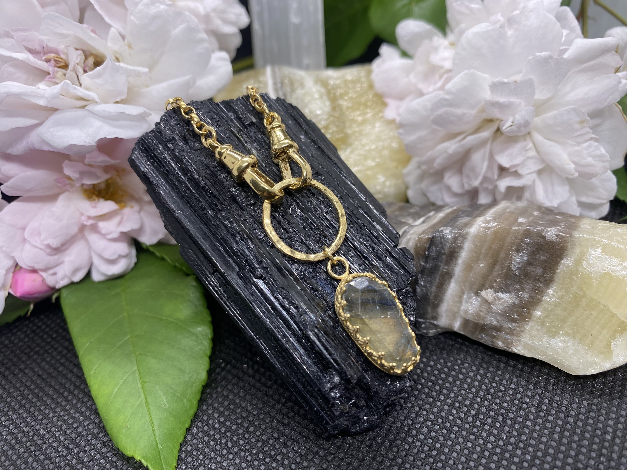 Moonstone Bardo Necklace Gold Vermeil
