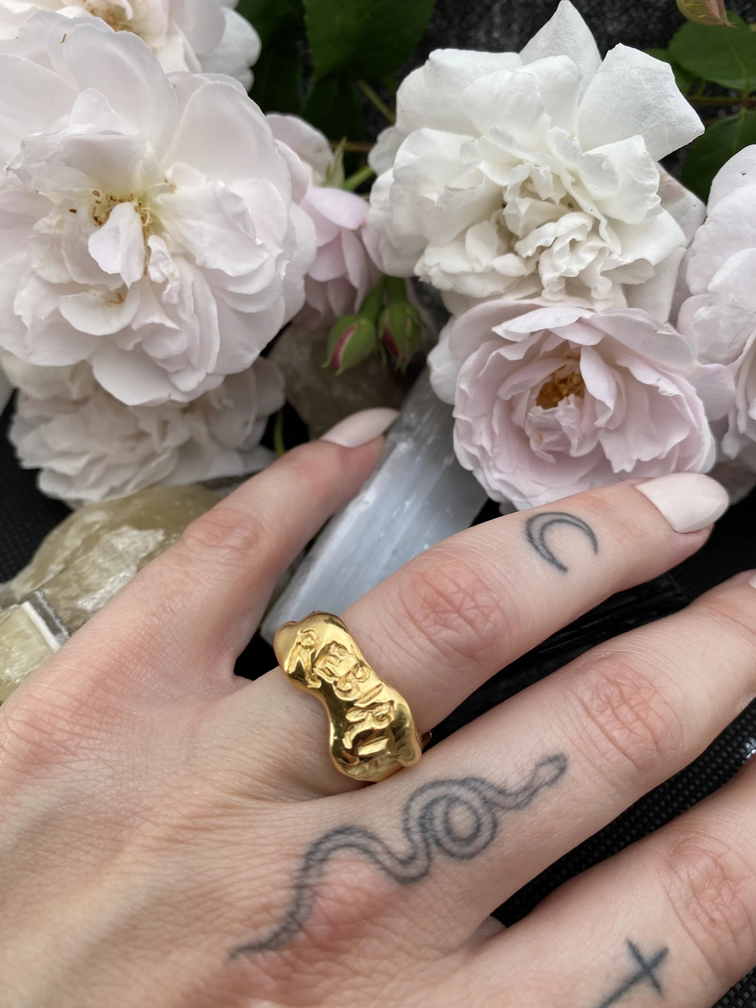 Rebirth Ring Gold Plated