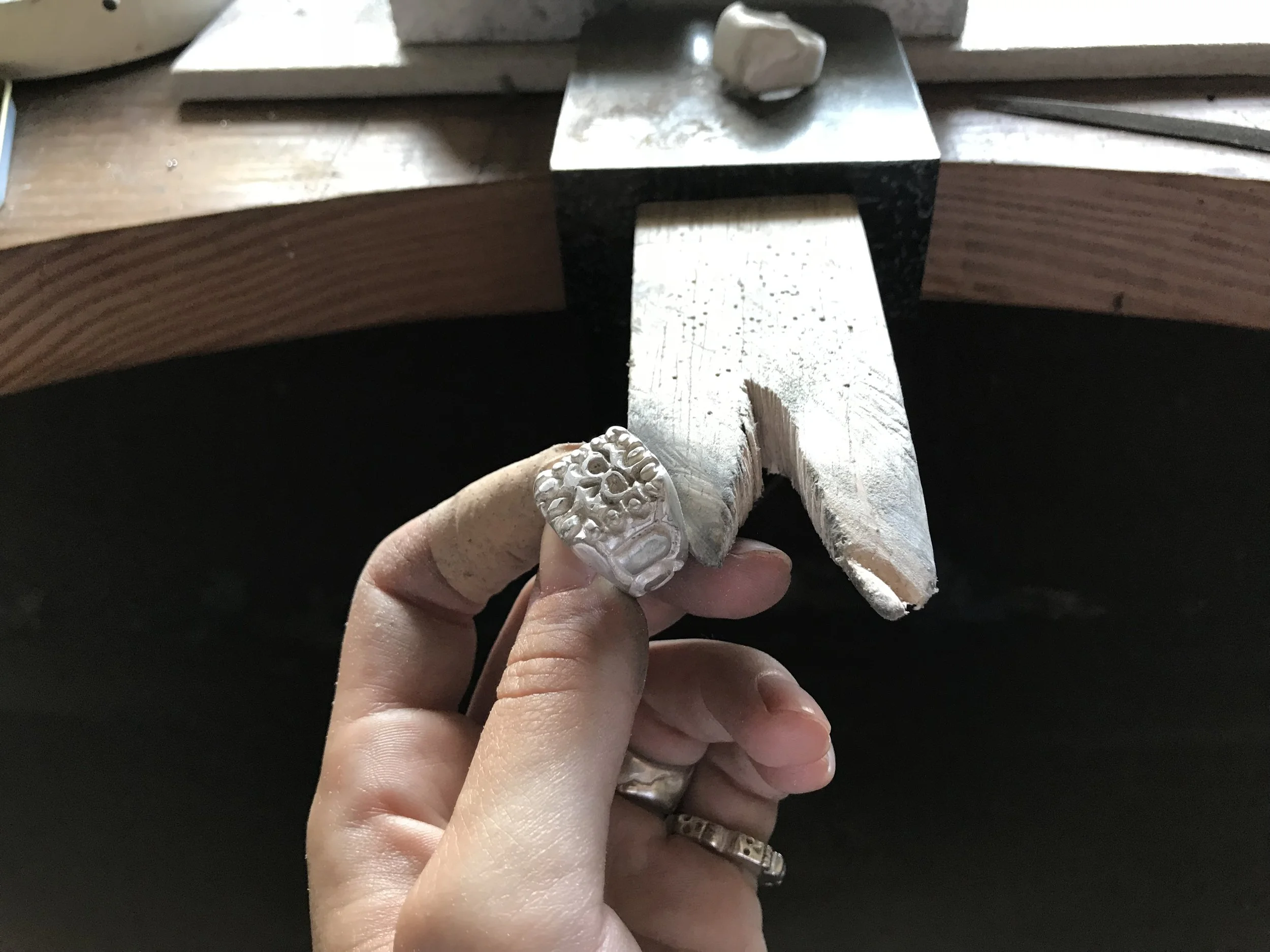 Skull Face Rings