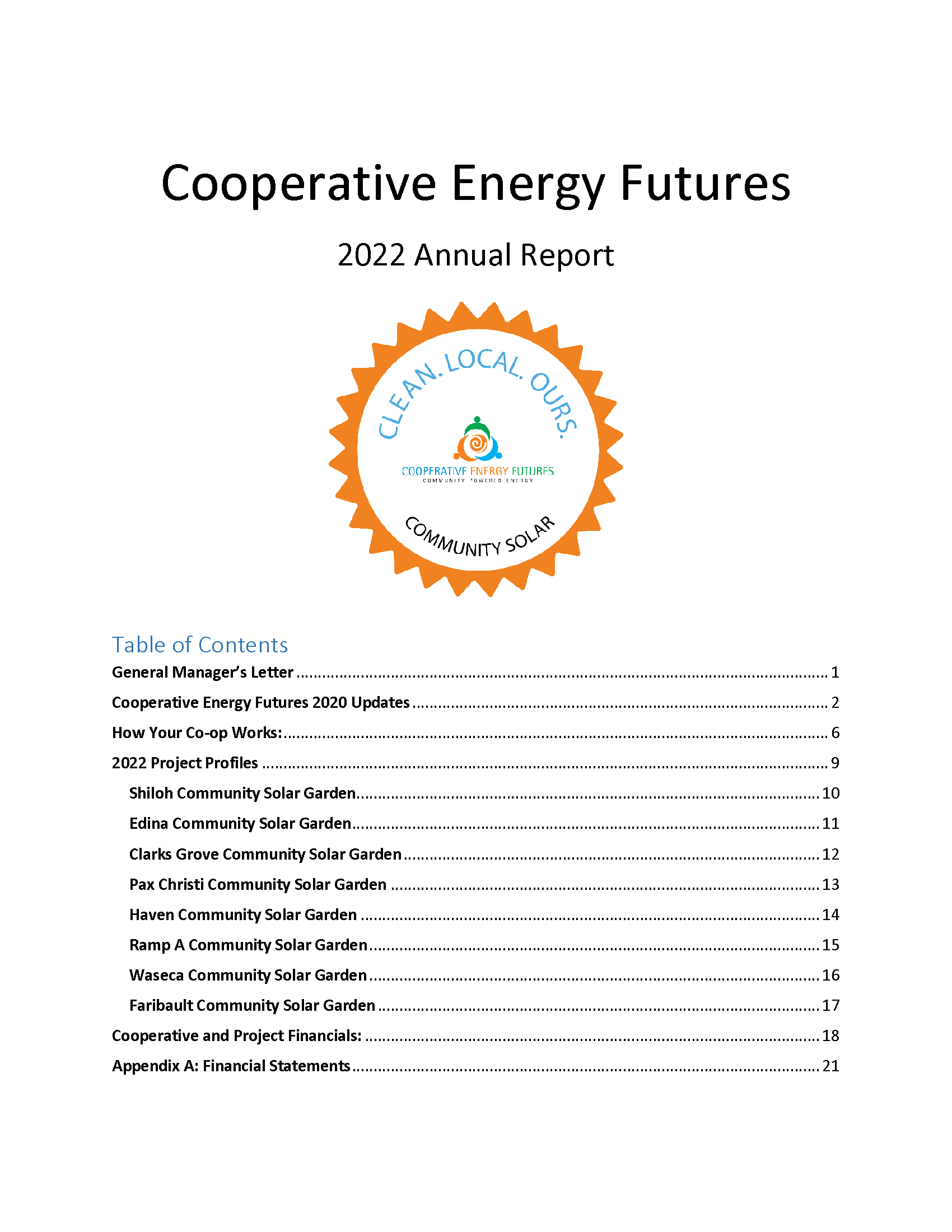 COOPERATIVE ENERGY ANNUAL REPORT visual data 5