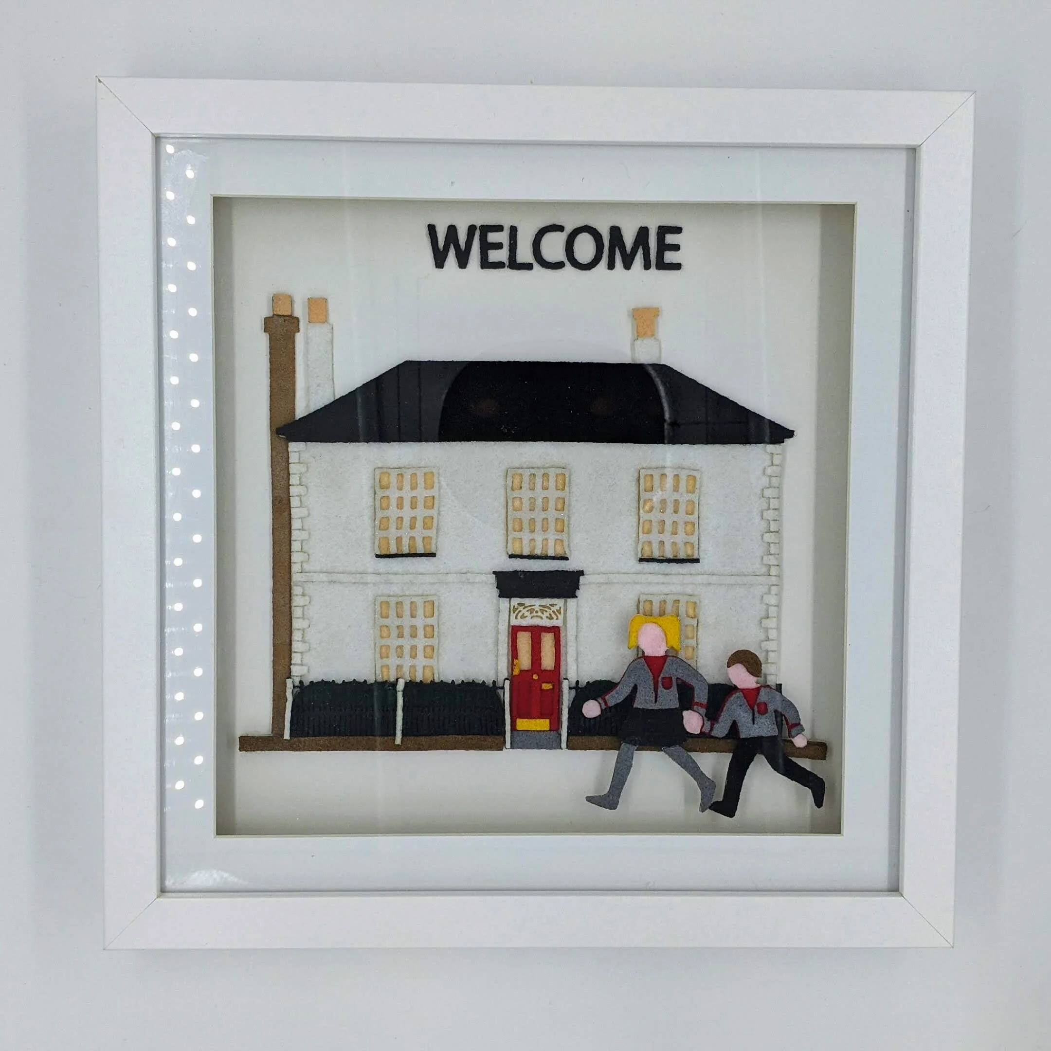 Felt School Diorama