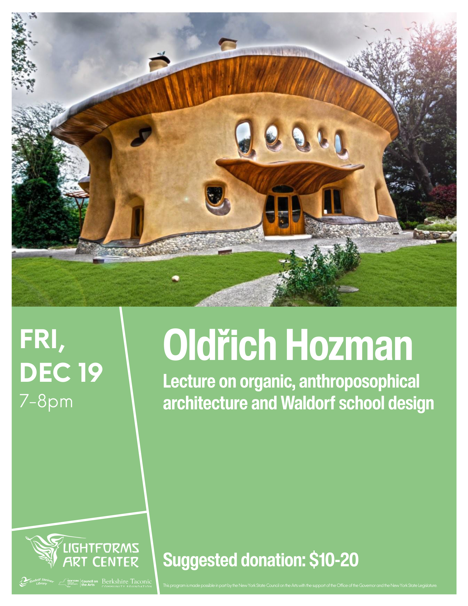Lecture on organic architecture by Oldrich Hozman